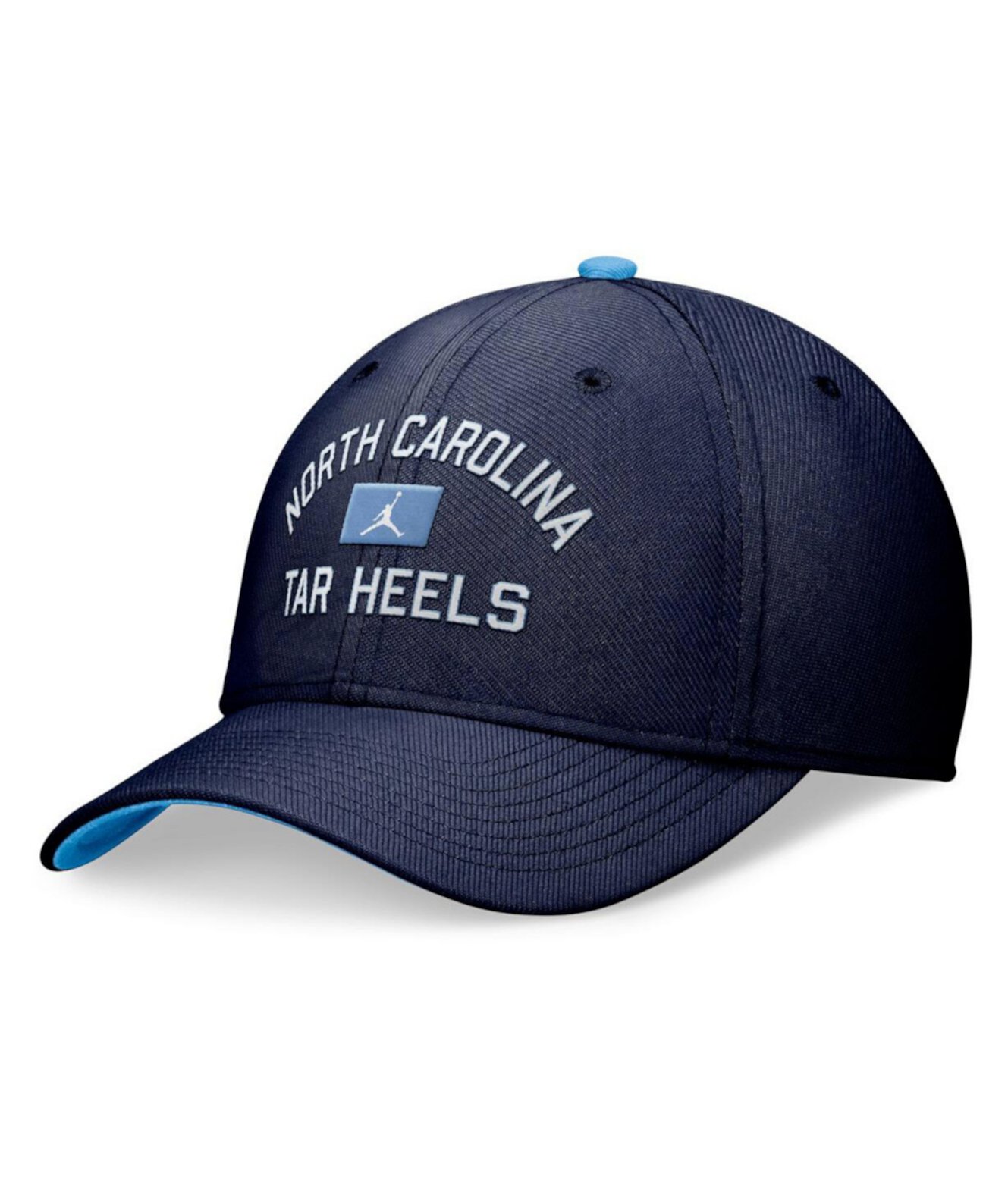 Бейсболка Jordan Men's Navy North Carolina Tar Heels Primetime Rise Swoosh Jordan