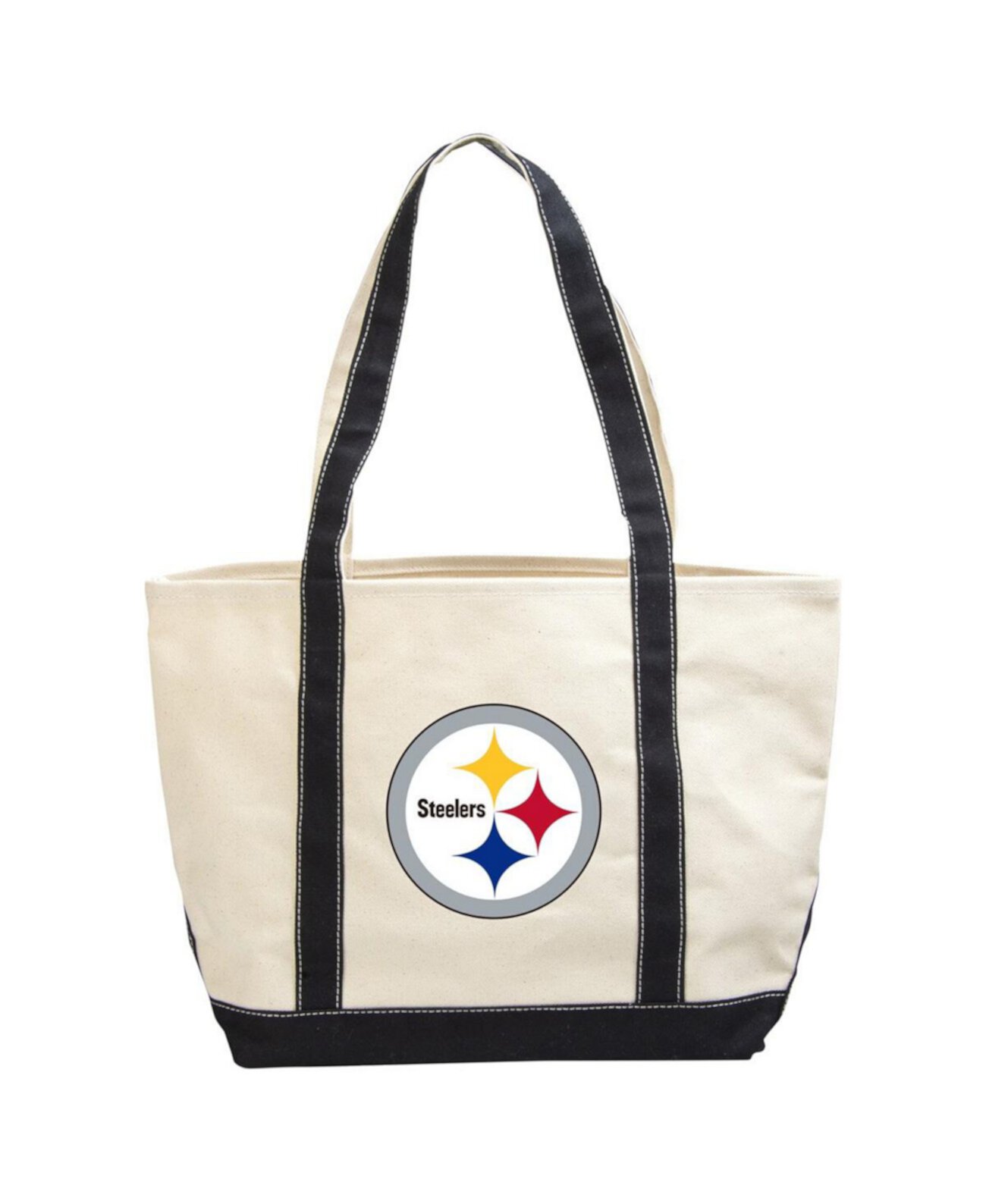 Сумка тоут Logo Brands Pittsburgh Steelers Logo Brand