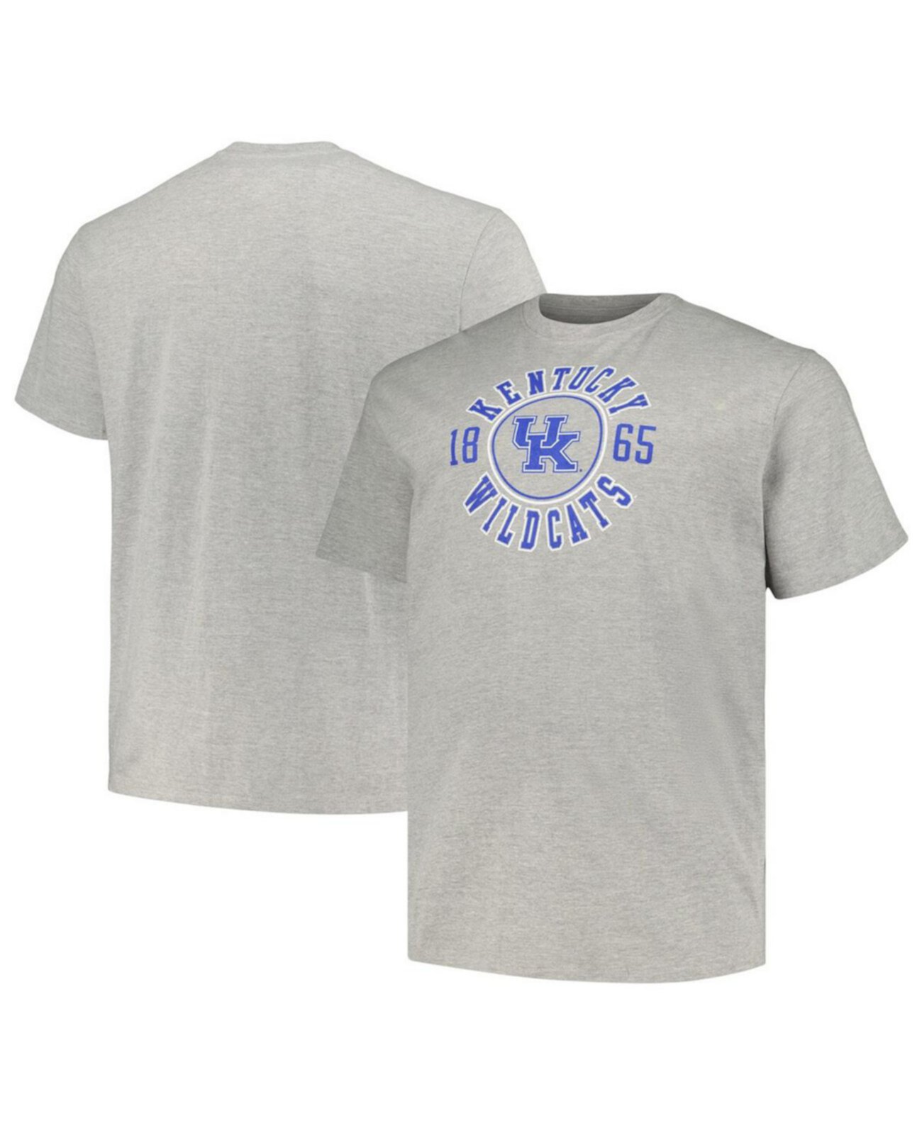 Мужская Джерси Champion Heather Gray Kentucky Wildcats Big Tall Circle Logo Champion