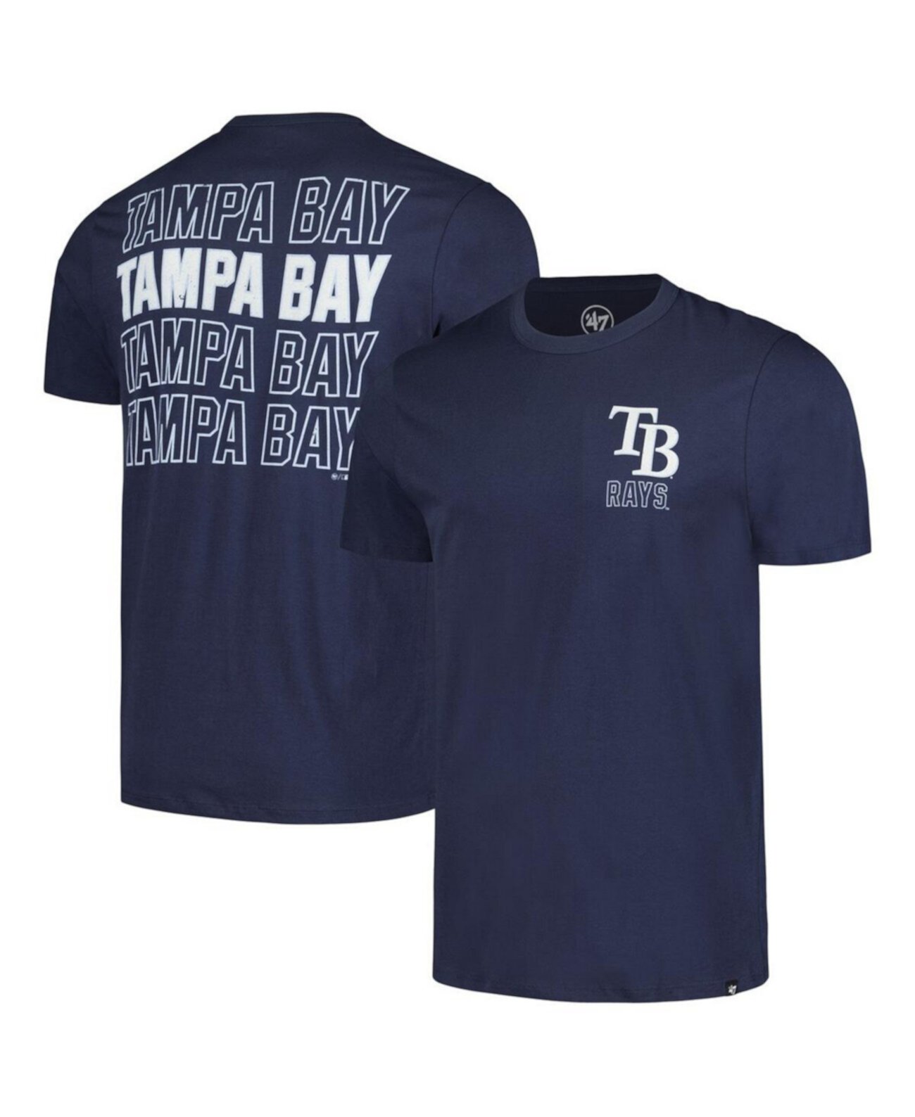 Мужская Джерси '47 Brand Tampa Bay Rays Hang Back Franklin '47 Brand