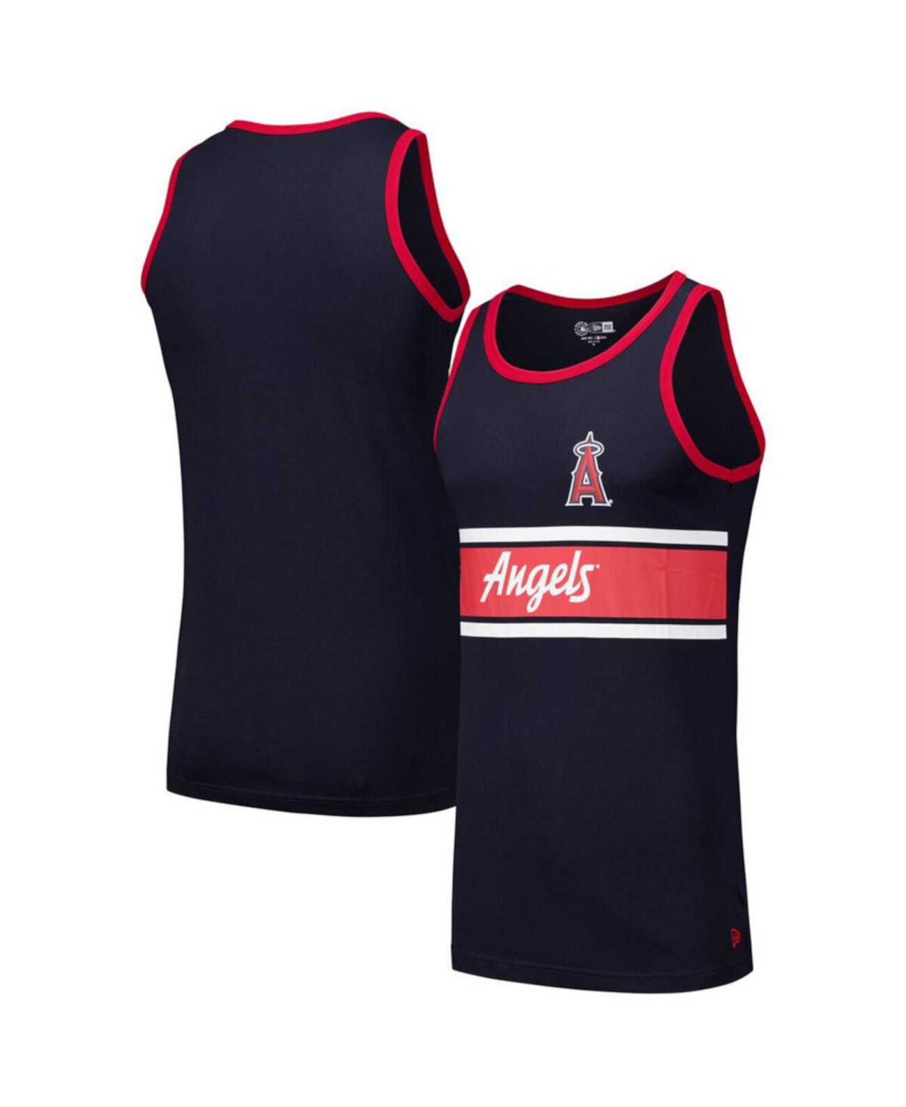 Мужская Джерси New Era Ringer Tank Los Angeles Angels New Era