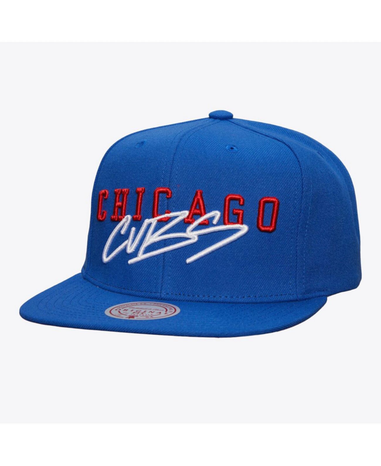 Бейсболка Mitchell & Ness Men's Royal Chicago Cubs Team Tagged Snapback Mitchell & Ness