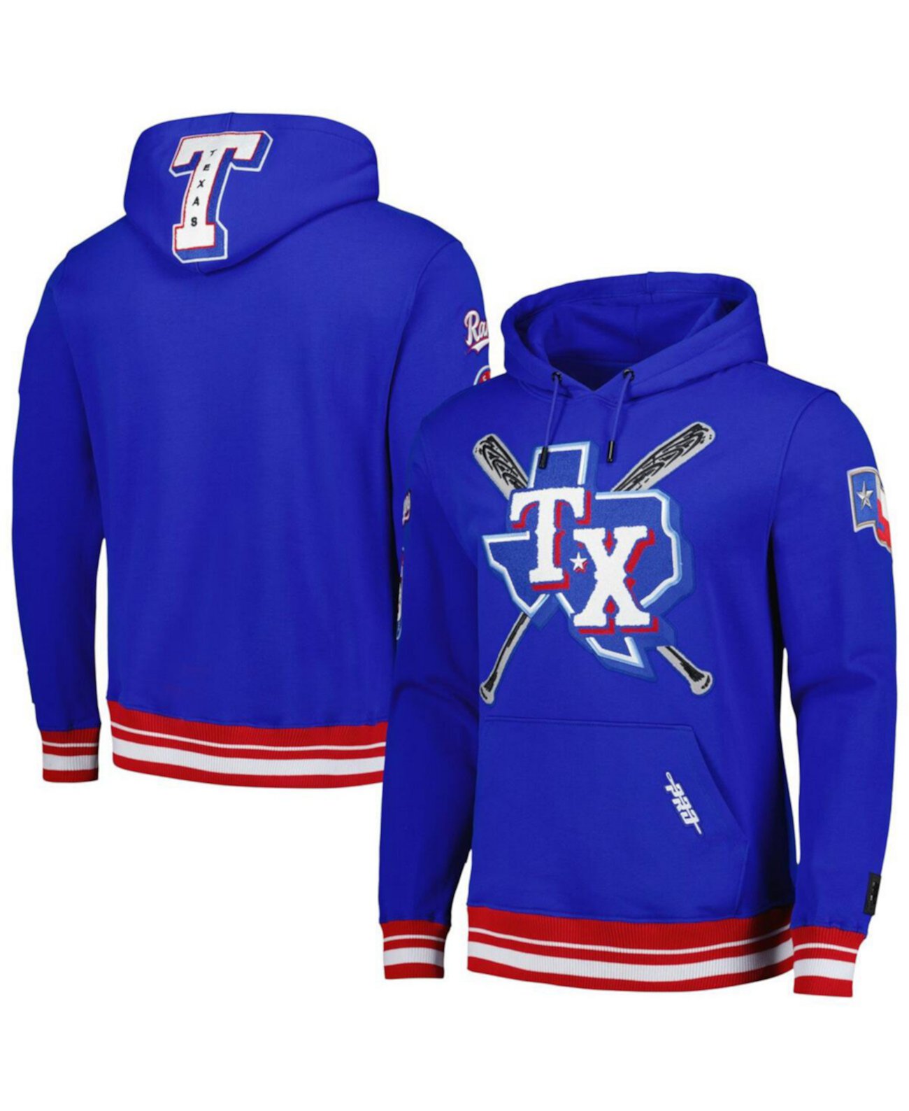 Мужское Худи Pro Standard Texas Rangers Mash Up Logo Pro Standard