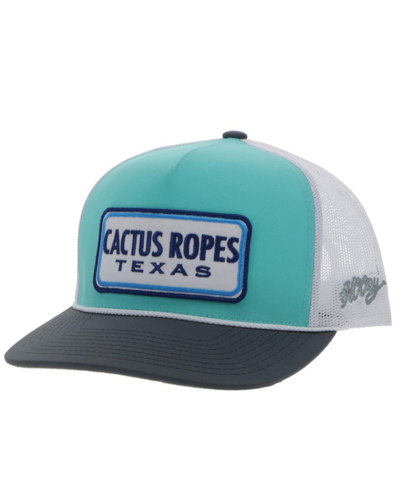 Бейсболка Hooey Men's Aqua Cactus Rope Snapback Hooey