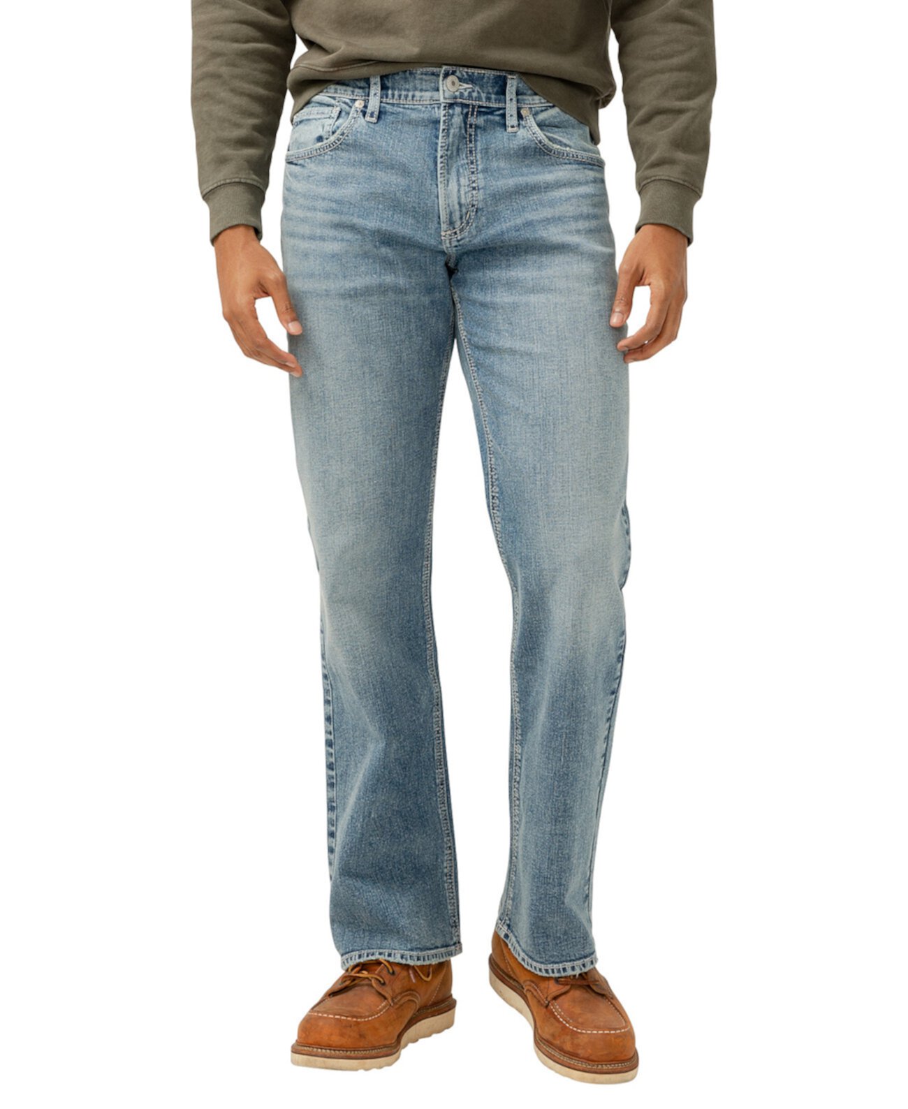 Мужские Прямые Джинсы Silver Jeans Co. Zac Relaxed Fit Silver Jeans Co.