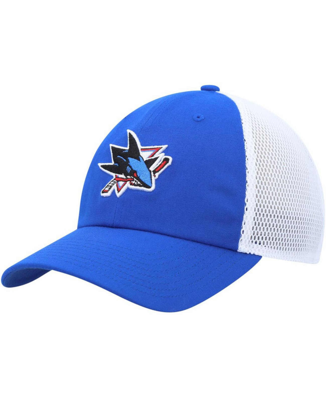 Бейсболка Adidas Men's Blue San Jose Sharks Color Pop Trucker Adidas