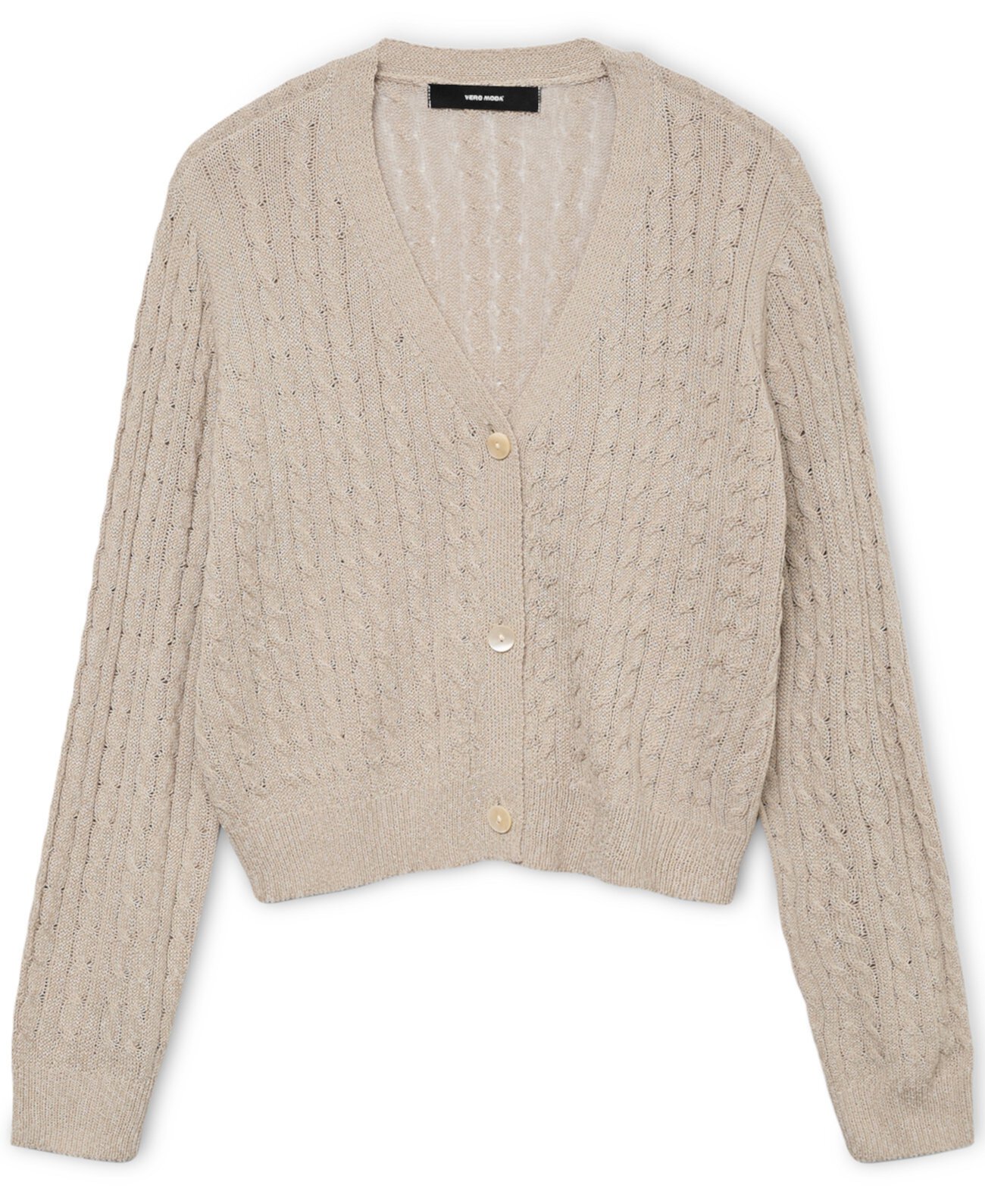 Women's Tara Button-Up Cable-Knit Cardigan Sweater Vero Moda