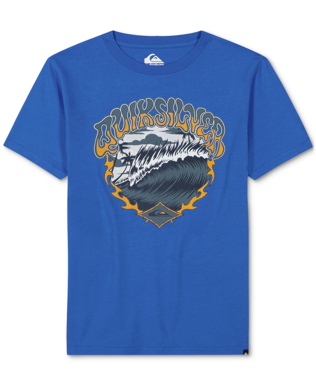 Детские футболки Quiksilver Big Boys Cotton Wavy Shred Logo Graphic Quiksilver