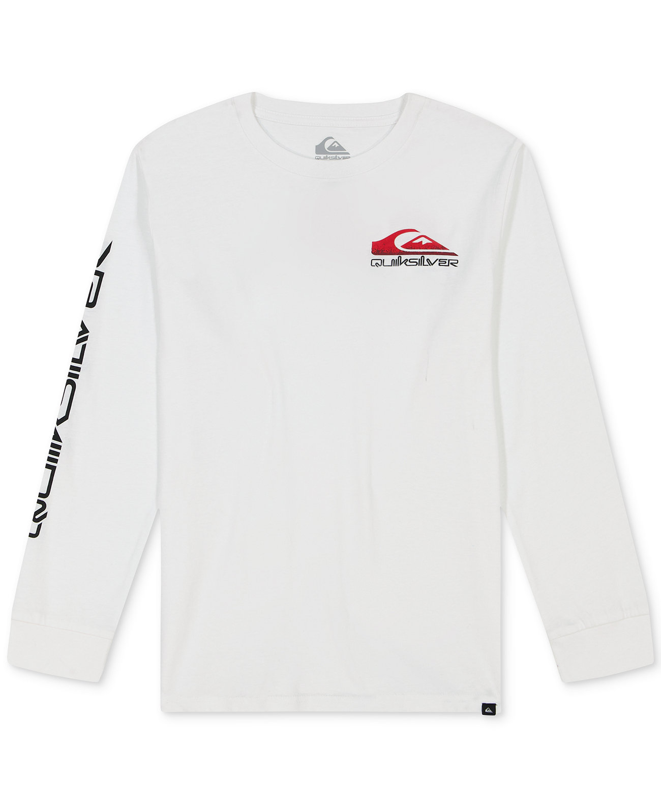 Футболка Quiksilver Cotton Omni Logo Core Graphic С Длинным Рукавом Quiksilver