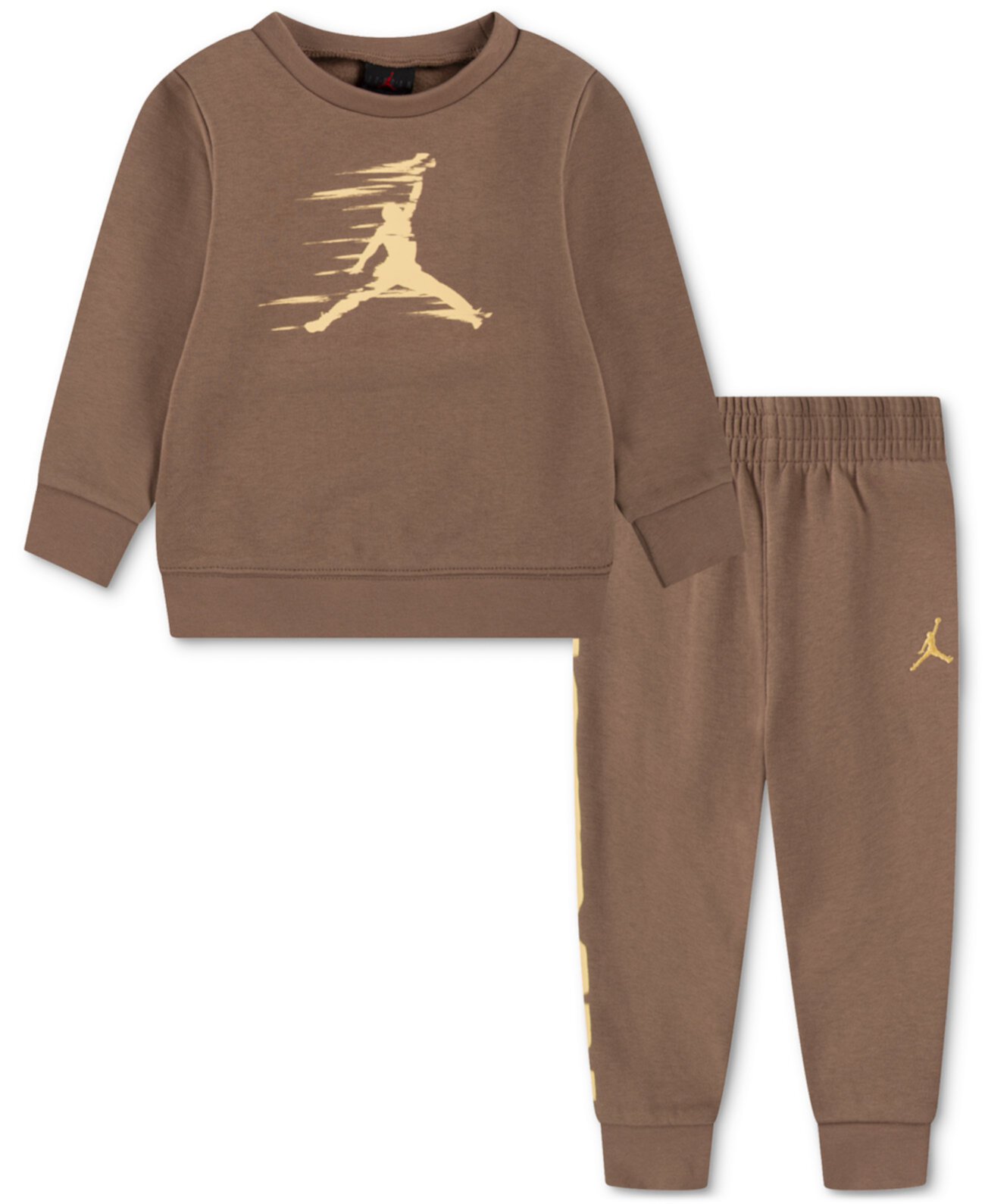 Комплект Одежды Jordan Little Boys Flight MVP Fleece Crewneck Top & Jogger Pants Jordan