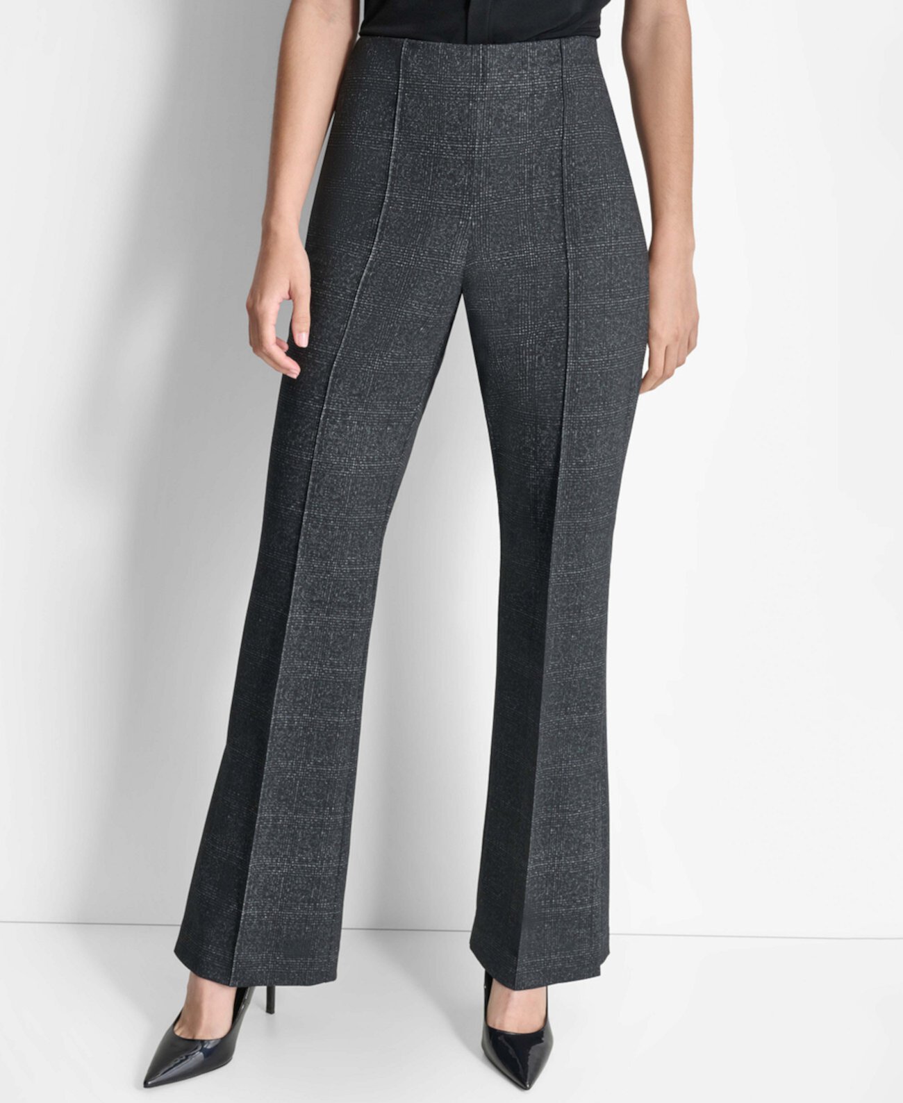 Женские Повседневные брюки DKNY High-Rise Wide-Leg Pull-On DKNY