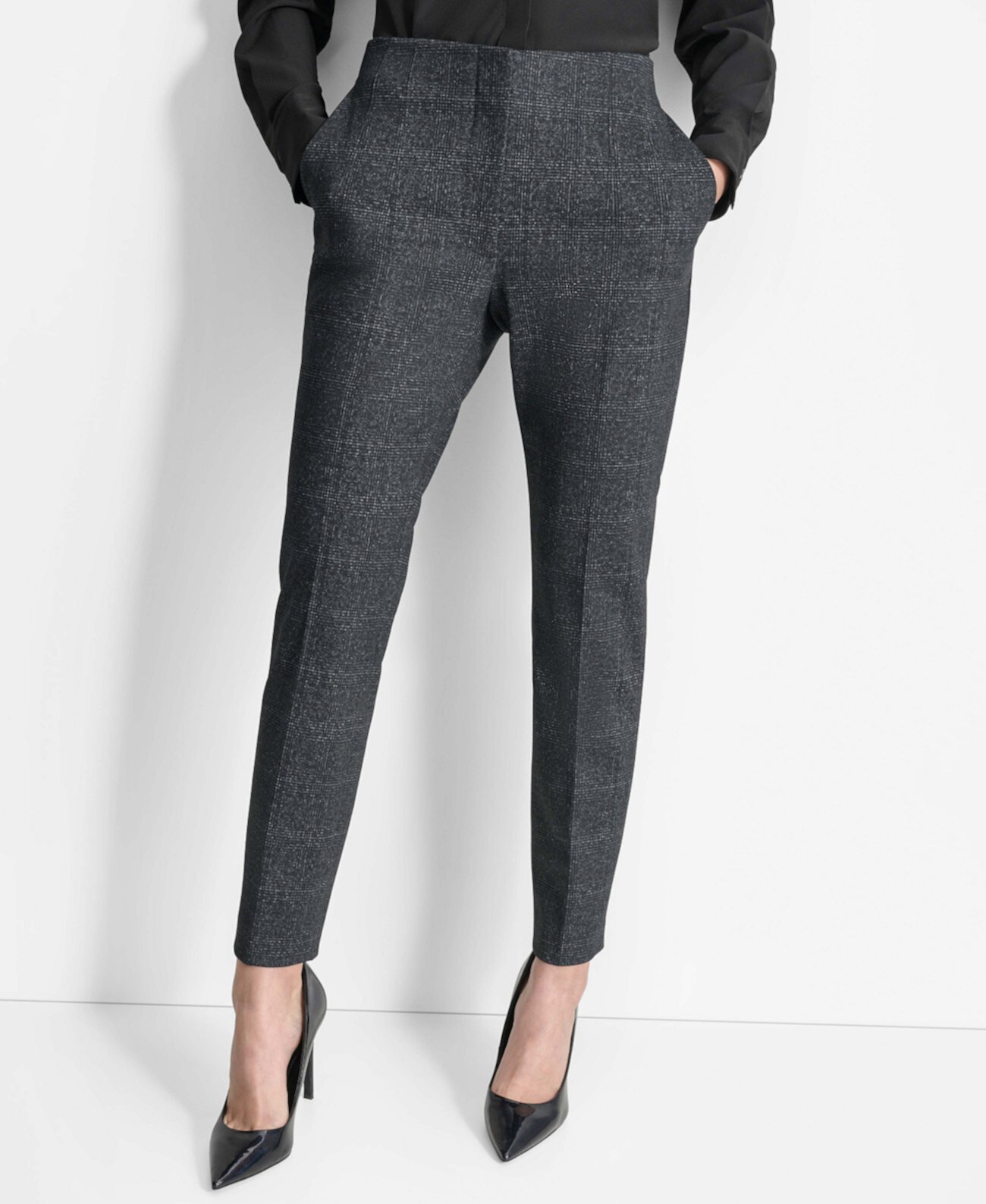 Женские Укороченные брюки DKNY High-Rise Slim-Leg DKNY