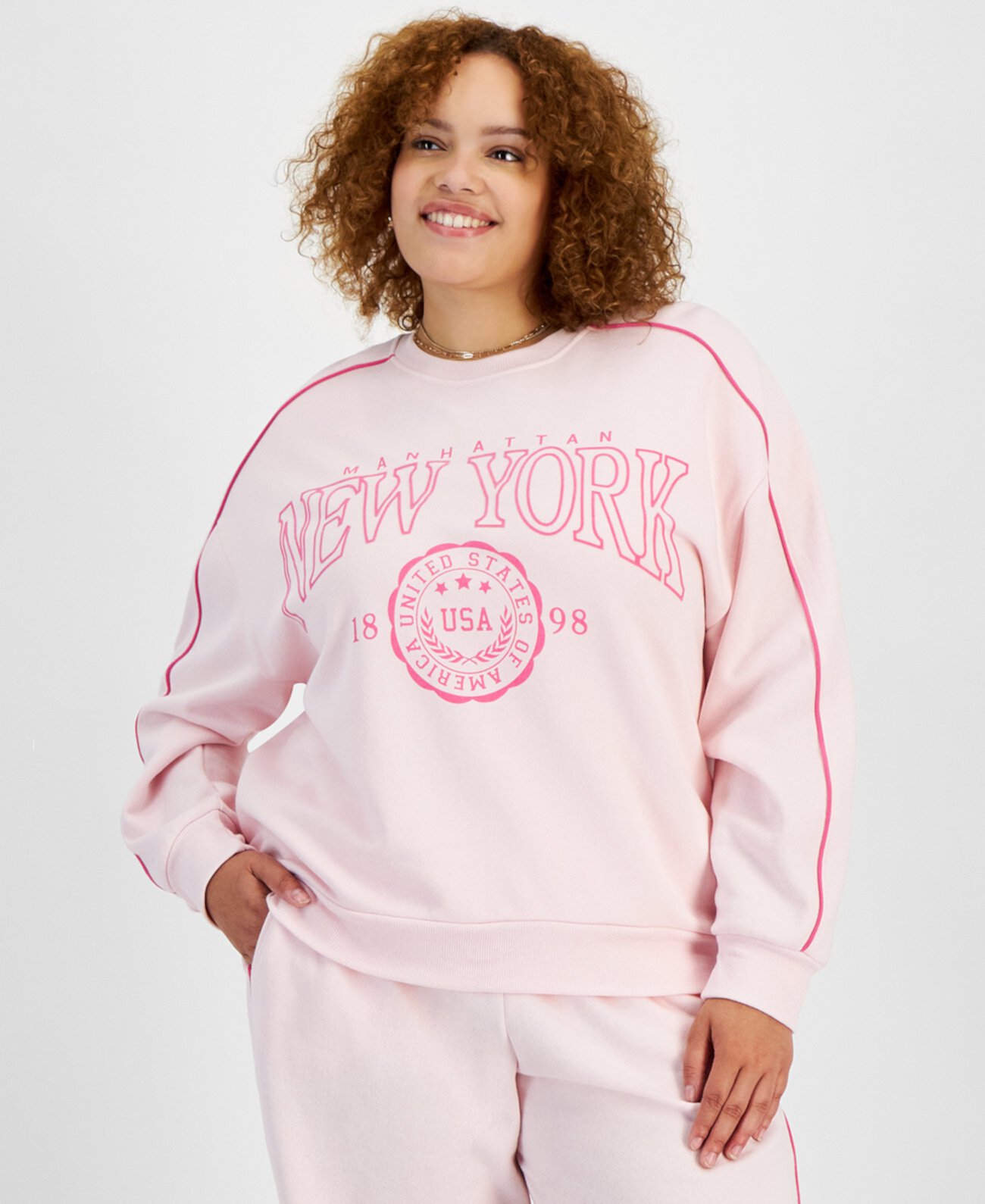 Женская Толстовка Rebellious One Trendy Plus Size New York Rebellious One