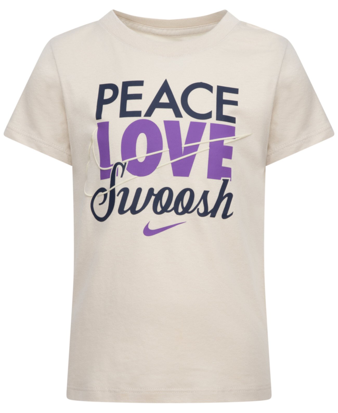 Детская Футболка Nike Ringlet Peace Love Swoosh Nike