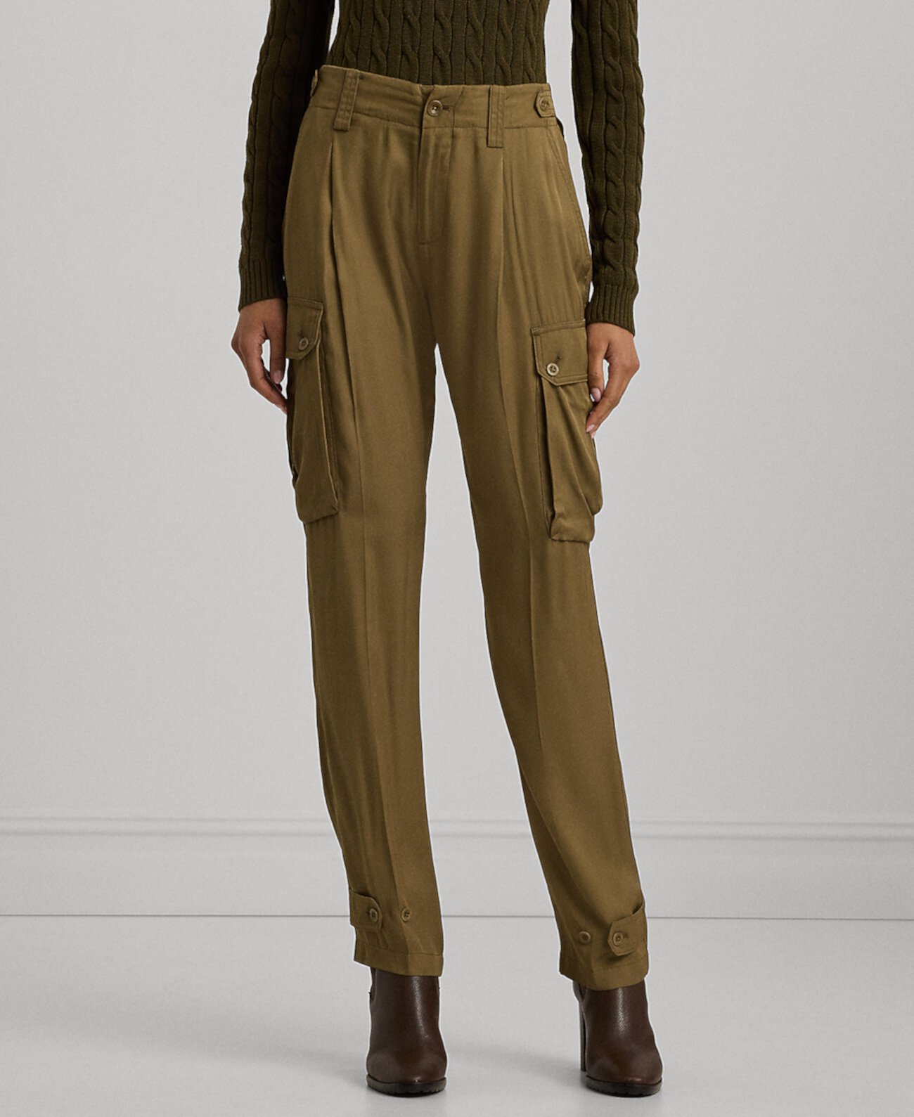 Женские Брюки карго LAUREN Ralph Lauren Petite Utility Cargo Pants LAUREN Ralph Lauren