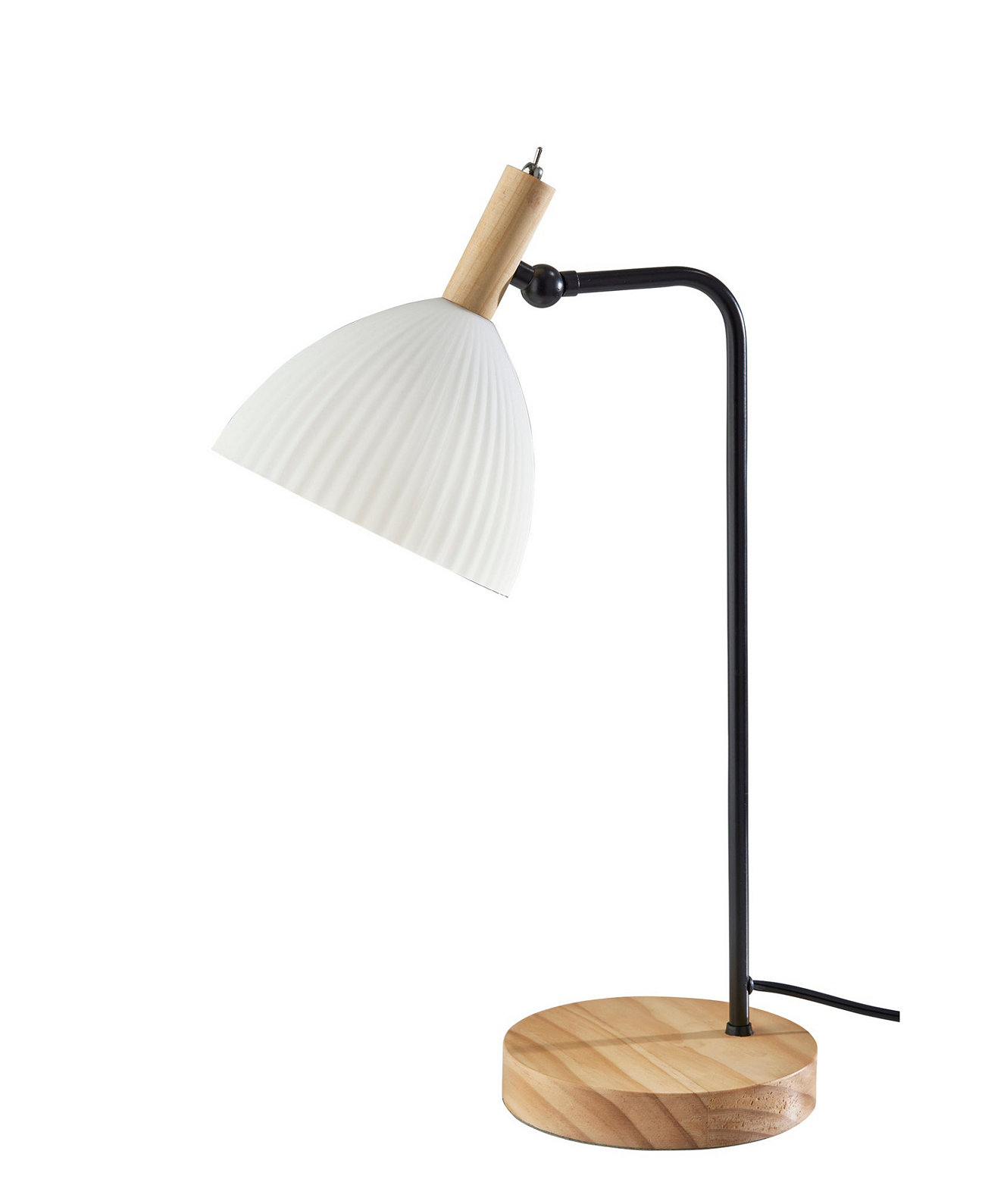 21.5" Wood Peyton Desk Lamp Adesso