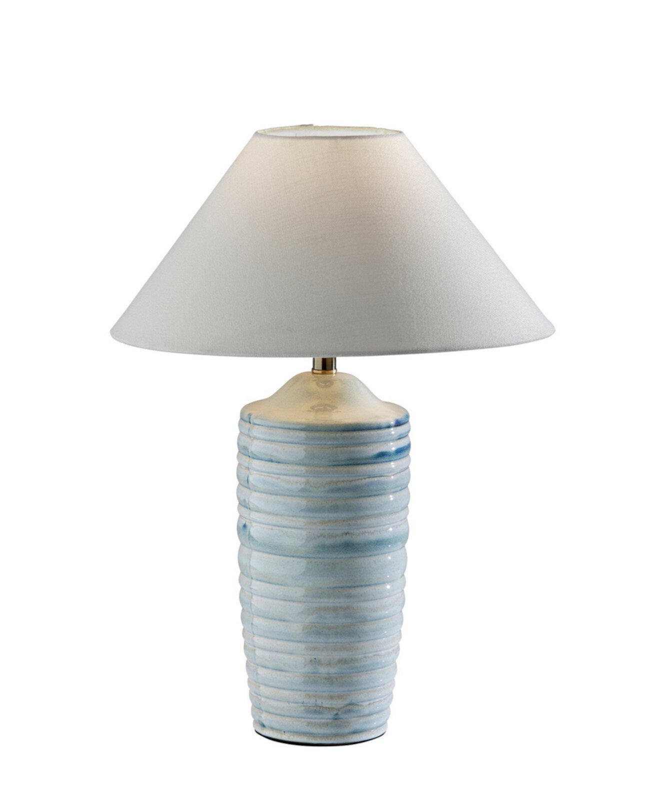 25" Ribbed Ceramic Catalina Table Lamp Adesso