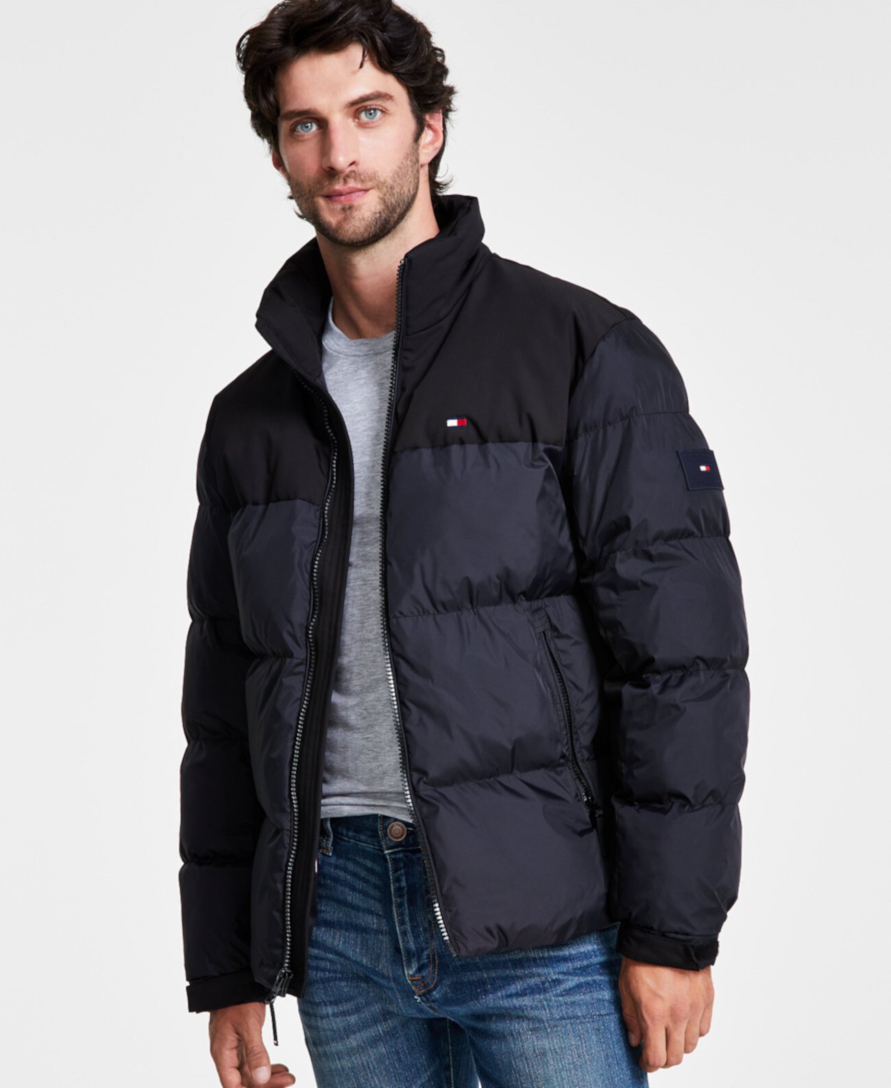 Мужской Пуховик Tommy Hilfiger Mixed-Media Tommy Hilfiger