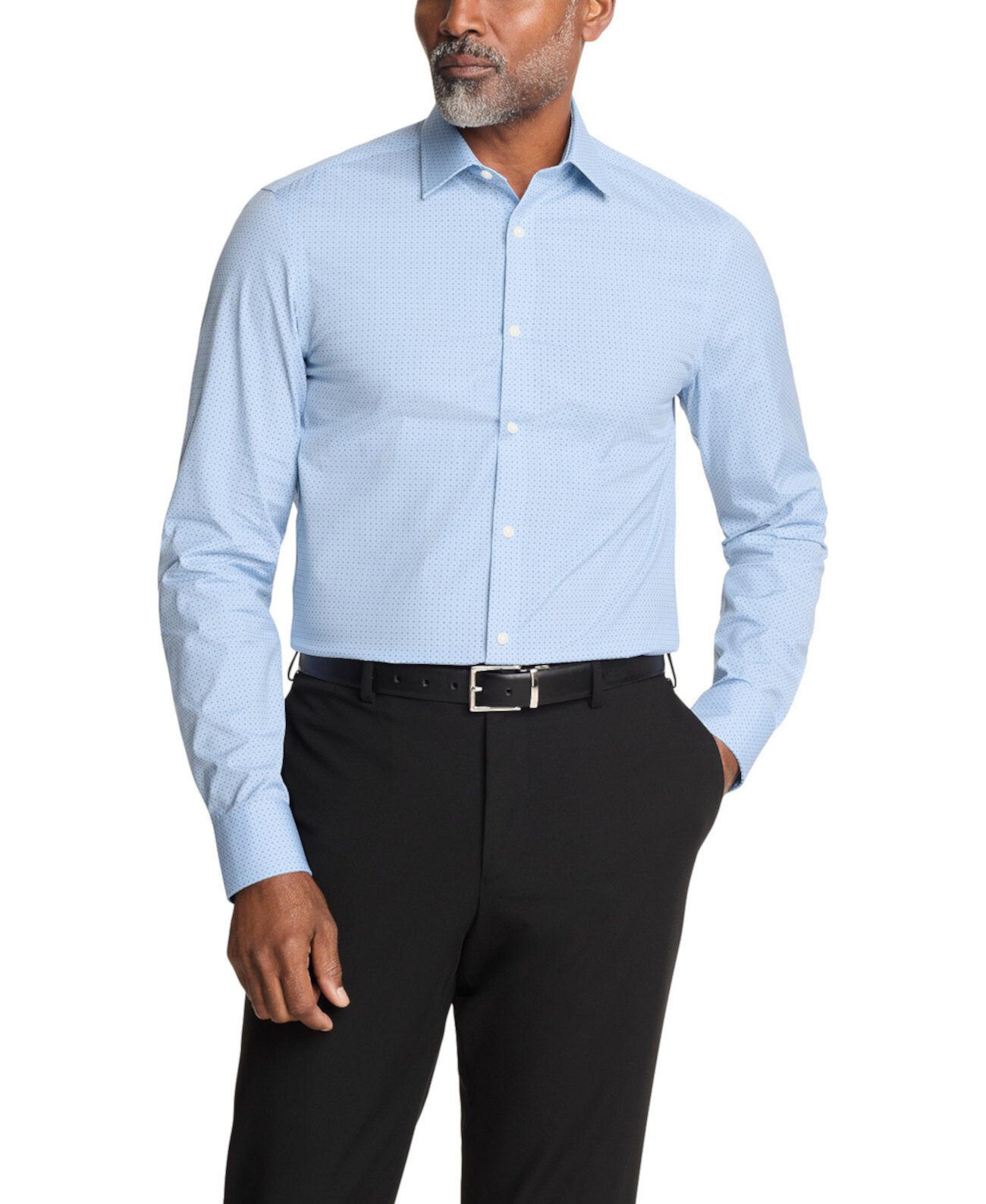 Мужская Классические рубашки Calvin Klein Slim Fit Refined Cotton Stretch Calvin Klein