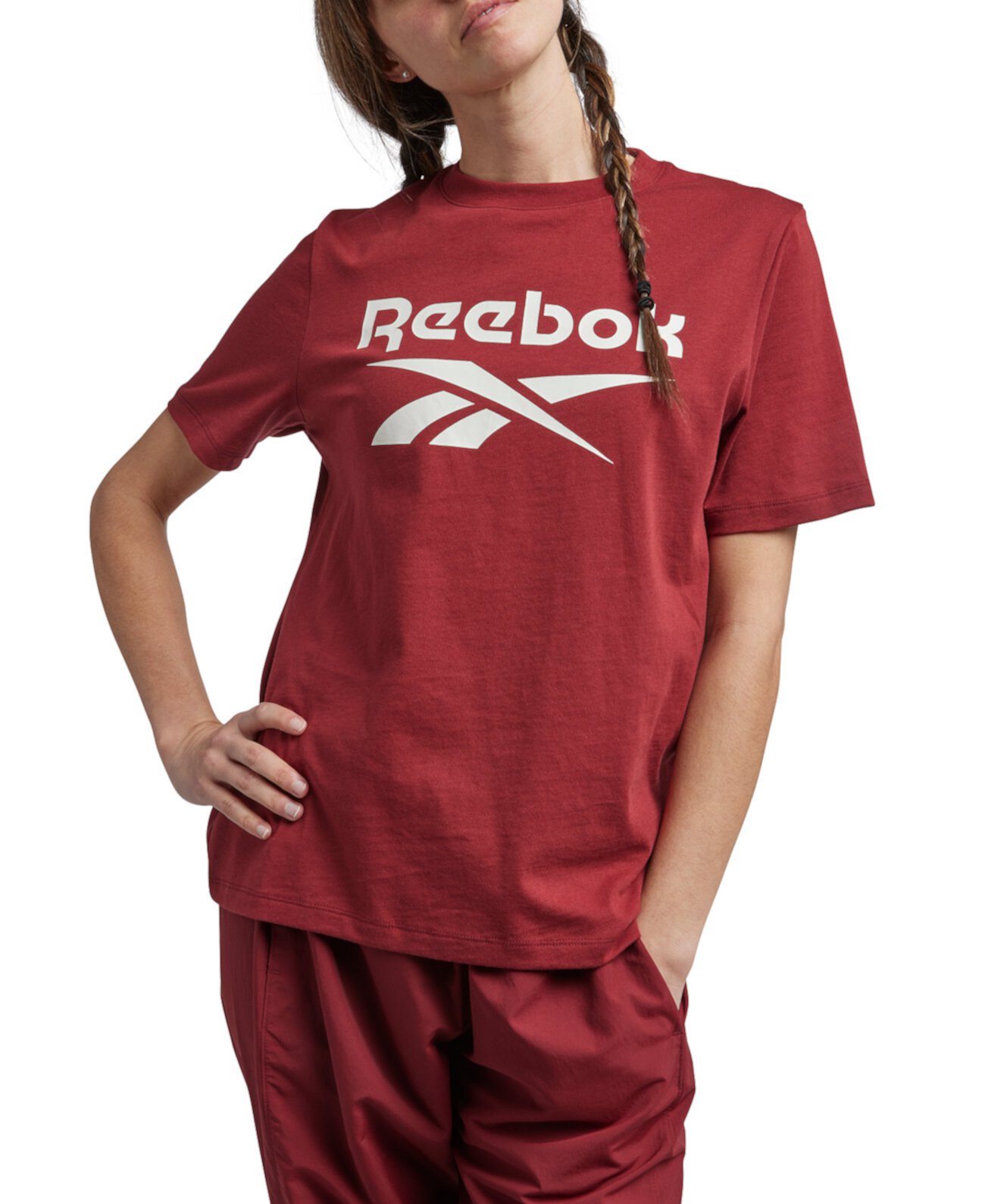 Женская Футболка Reebok Identity Cotton Big Logo Reebok