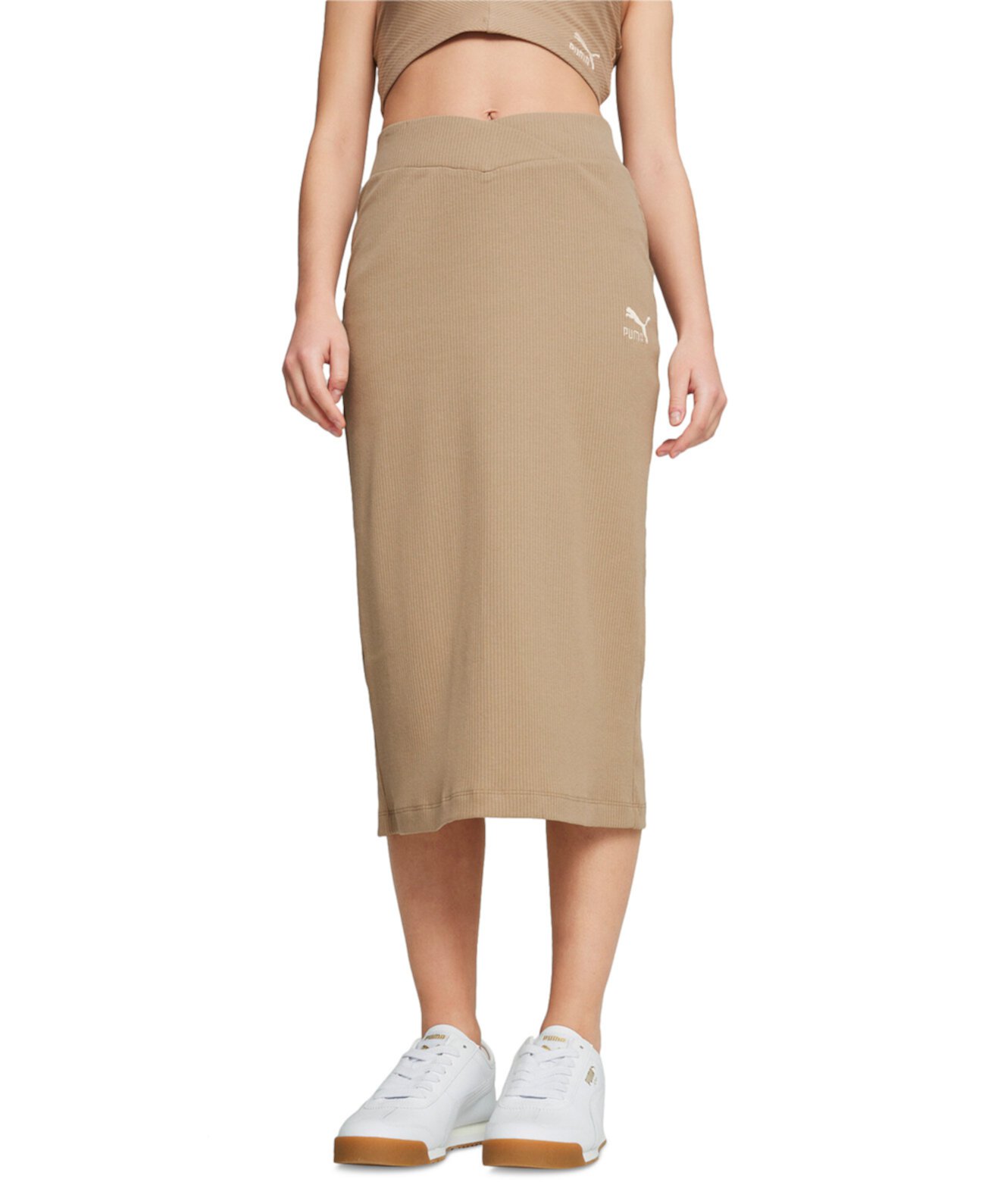 Женская Юбка PUMA Classics Ribbed Midi PUMA