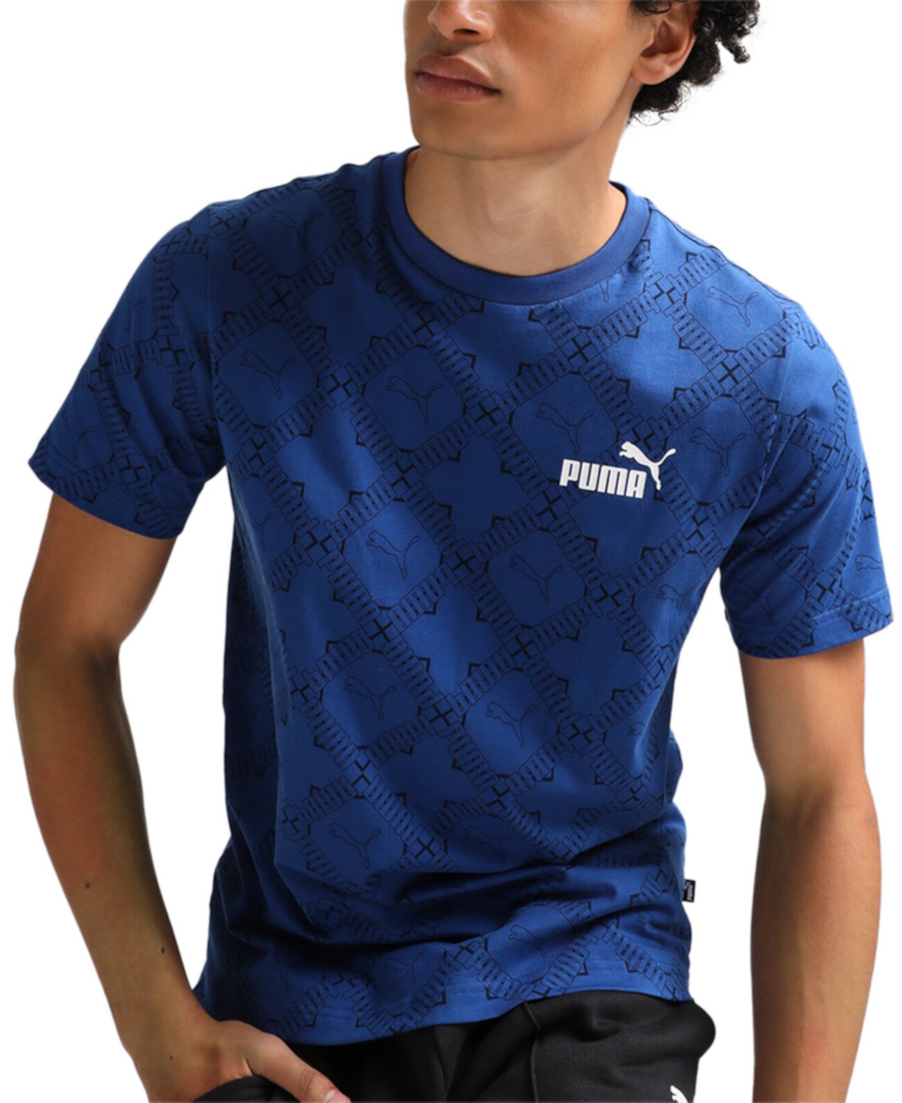 Мужская Футболка PUMA Logomania Allover Logo Print PUMA