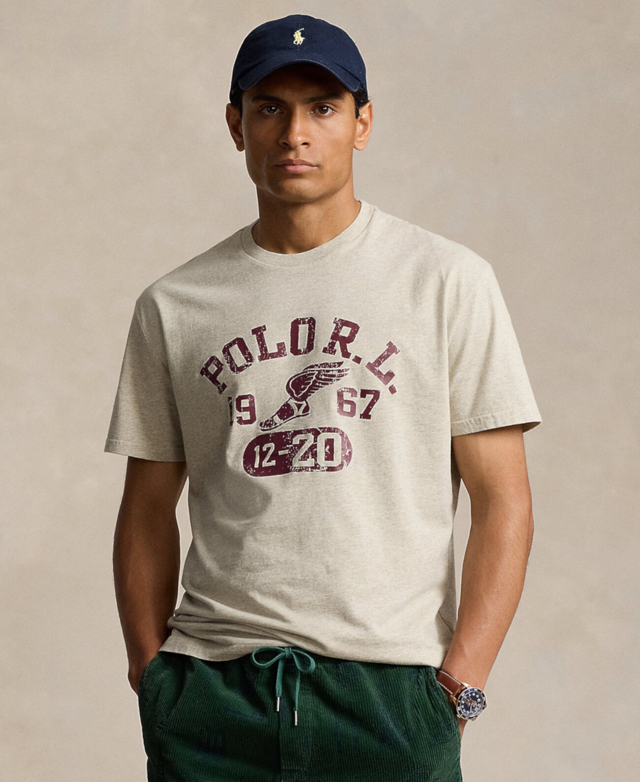 Мужская Футболка Polo Ralph Lauren Classic-Fit Jersey Graphic Polo Ralph Lauren