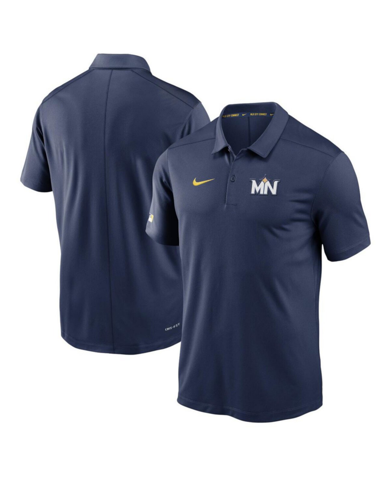 Мужская футболка-поло Nike Minnesota Twins 2024 City Connect с короткими рукавами и технологией Dri-FIT Nike