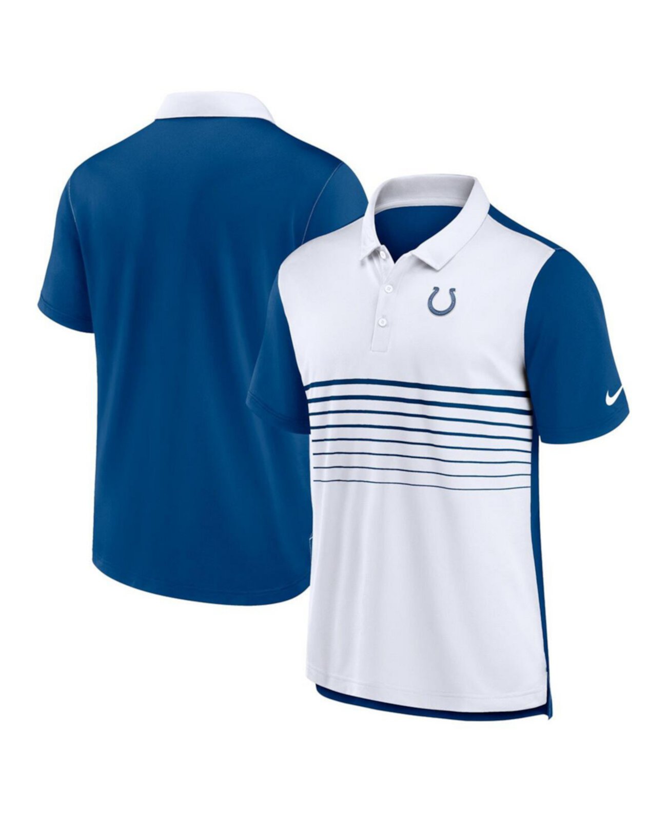 Мужская поло Nike Indianapolis Colts с технологией Dri-FIT, короткие рукава Nike