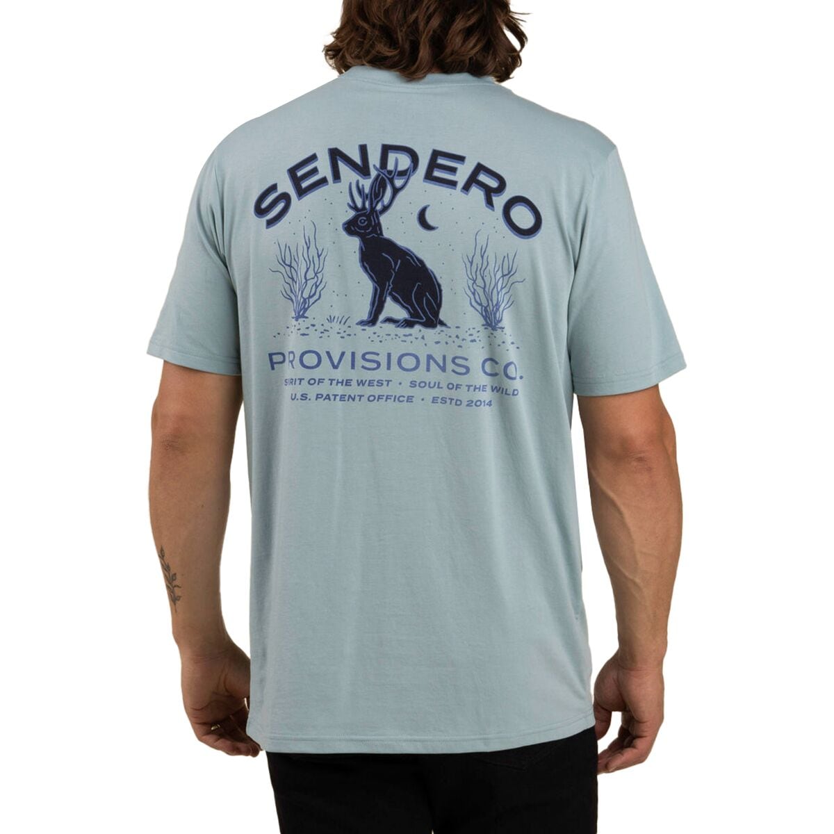 Футболка из органического хлопка с карманом Jackalope от Sendero Provisions Co. Sendero Provisions Co.