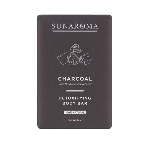 Body Bar Soap Charcoal -- 8 oz Sunaroma