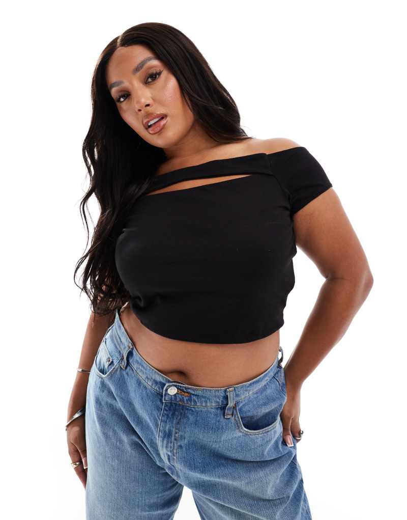 Женская Укороченная футболка ASOS Curve ASOS Curve