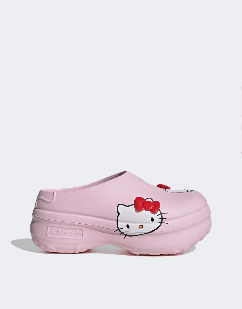 Женские Шлепанцы и вьетнамки Adidas AdiFom Stan Hello Kitty Adidas