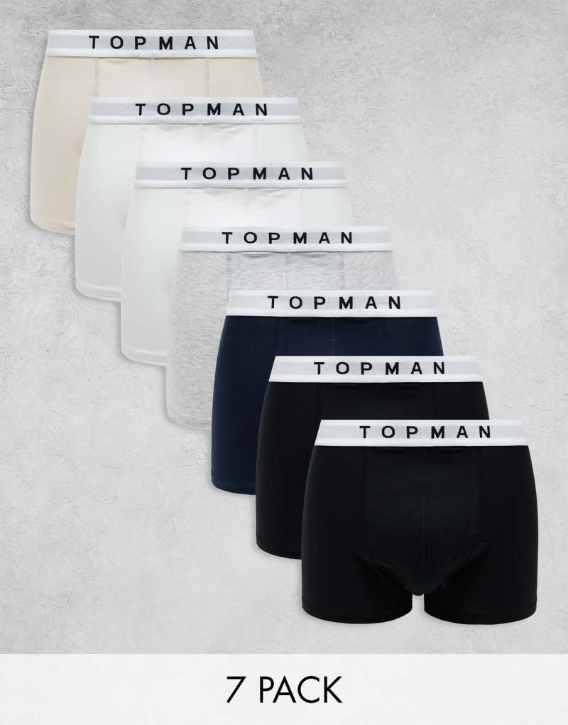 Мужские Боксеры Topman 7-Pack TOPMAN