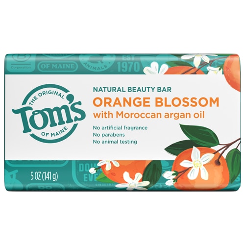 Natural Beauty Bar Soap Orange Blossom -- 5 oz Tom's of Maine