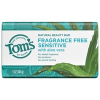 Natural Beauty Bar Soap Fragrance Free -- 5 oz Tom's of Maine