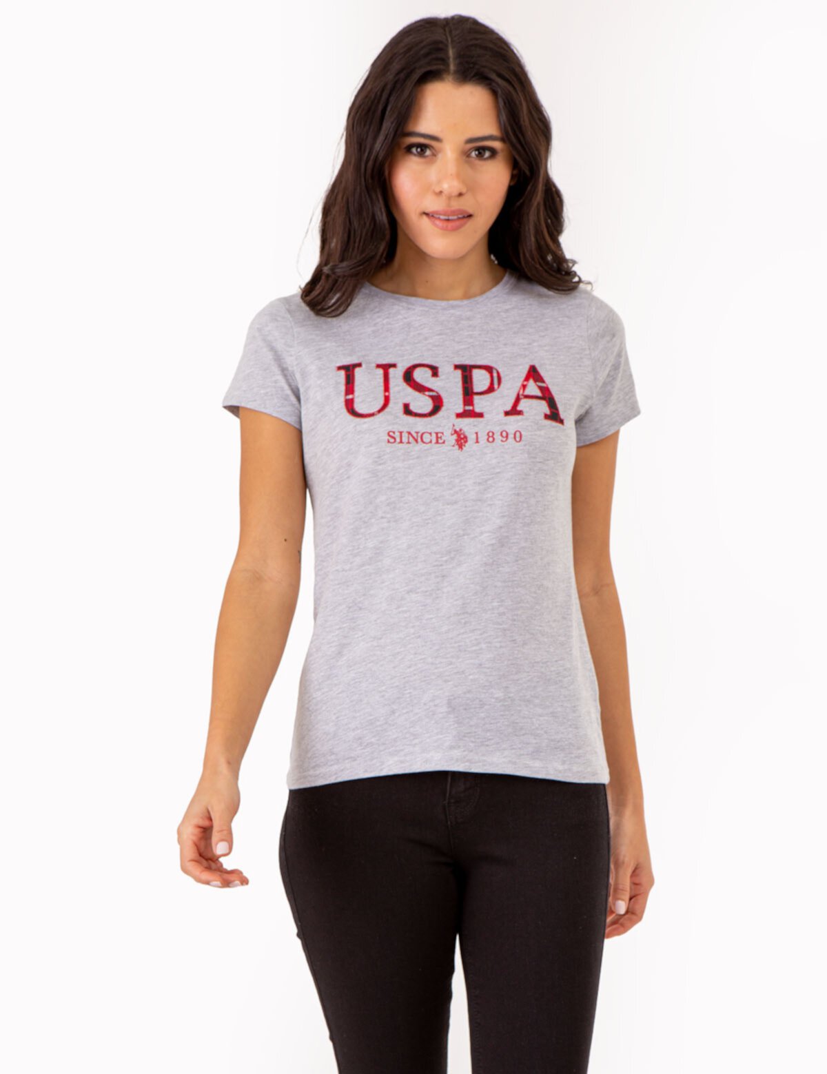 Женская Футболка U.S. POLO ASSN. STITCH APPLIQUE CREW NECK U.S. POLO ASSN.