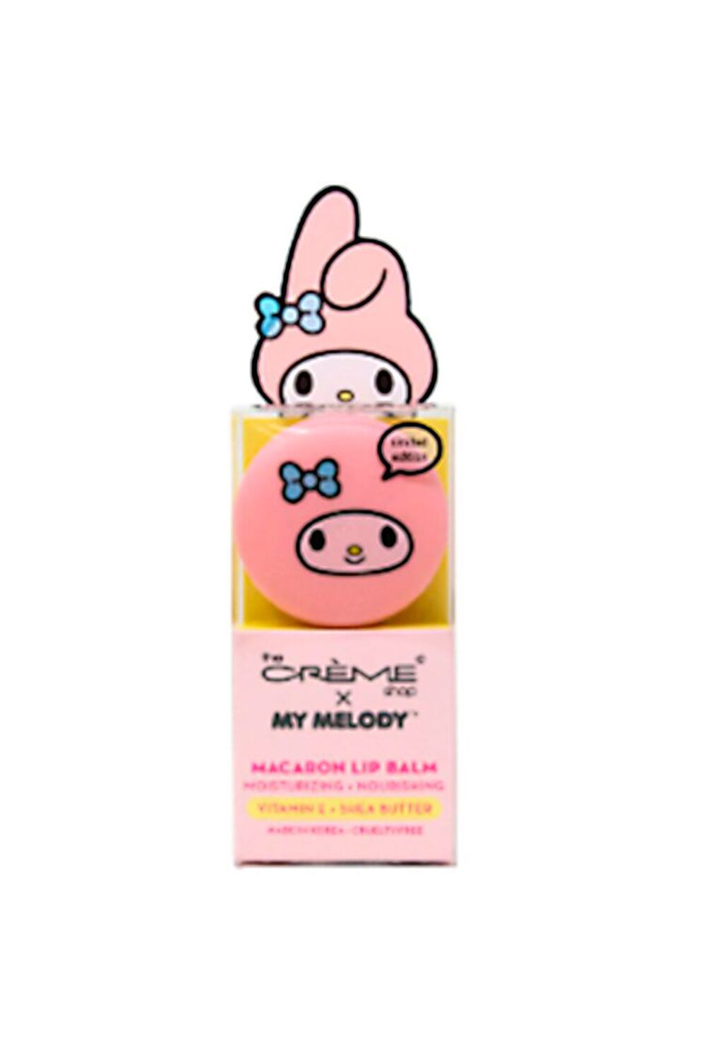 The Crème Shop My Melody Macaron Lip Balm - Strawberry Banana FOREVER21