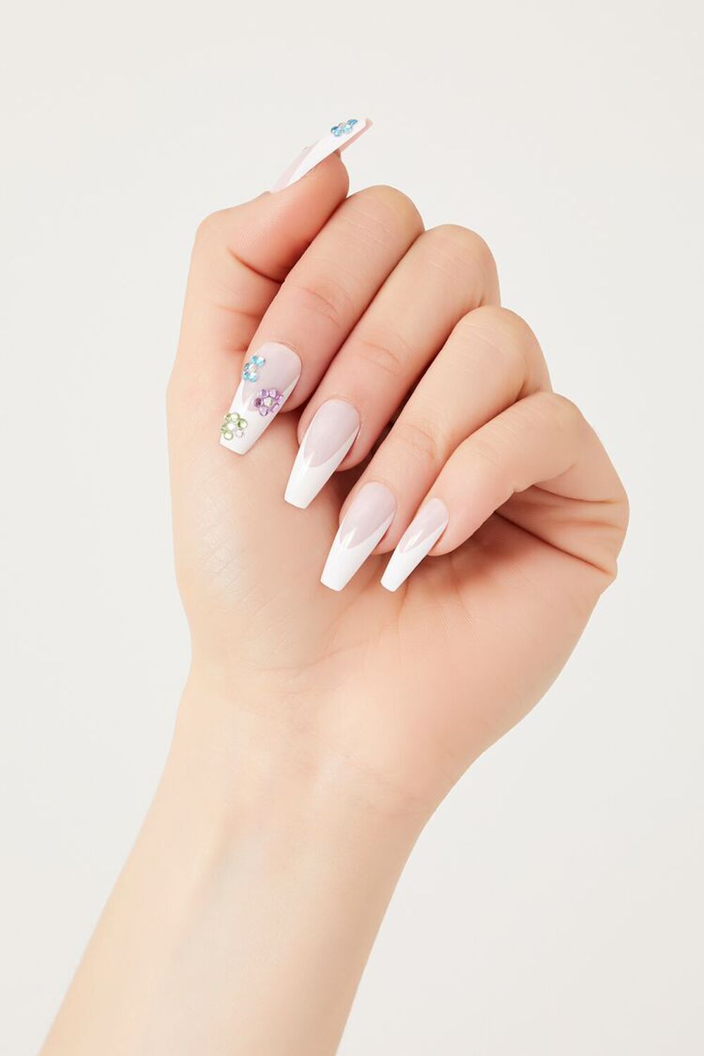 Riley Rose Rhinestone Press-On Nails FOREVER21