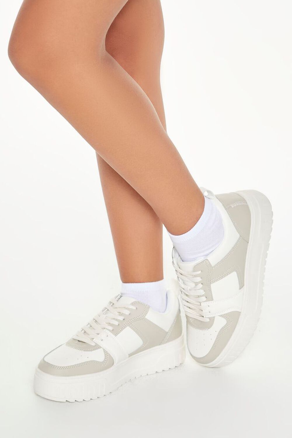 Женские Повседневные кроссовки FOREVER21 Colorblock Platform Sneakers FOREVER21