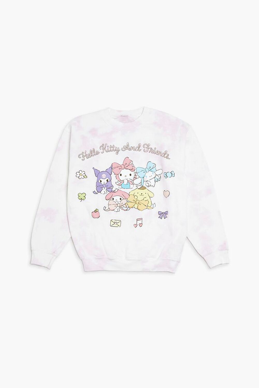 Детский пуловер от Forever 21 с изображением Hello Kitty и друзей, с длинными рукавами FOREVER21