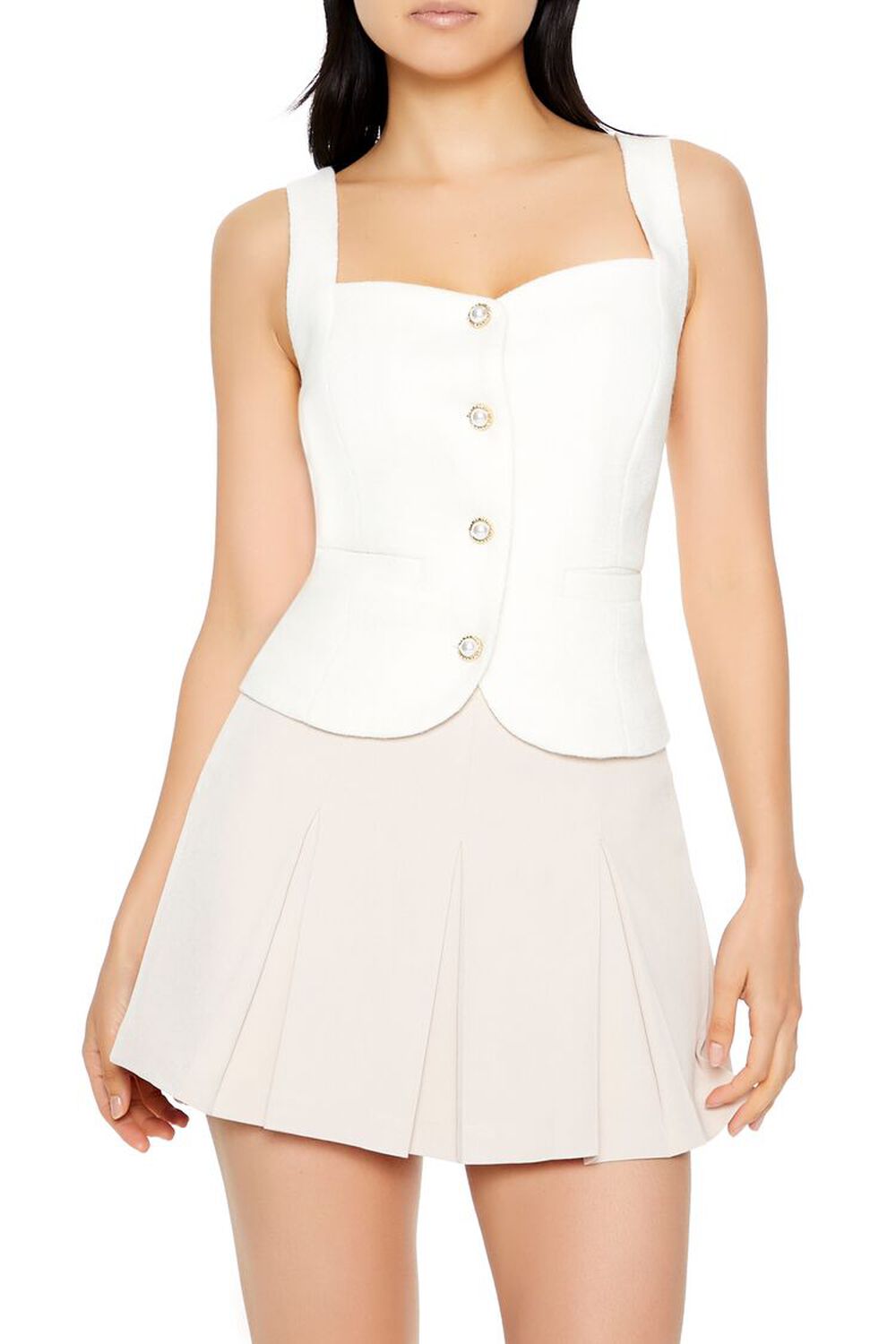 Женская Майка F21 Sweetheart Faux Pearl F21