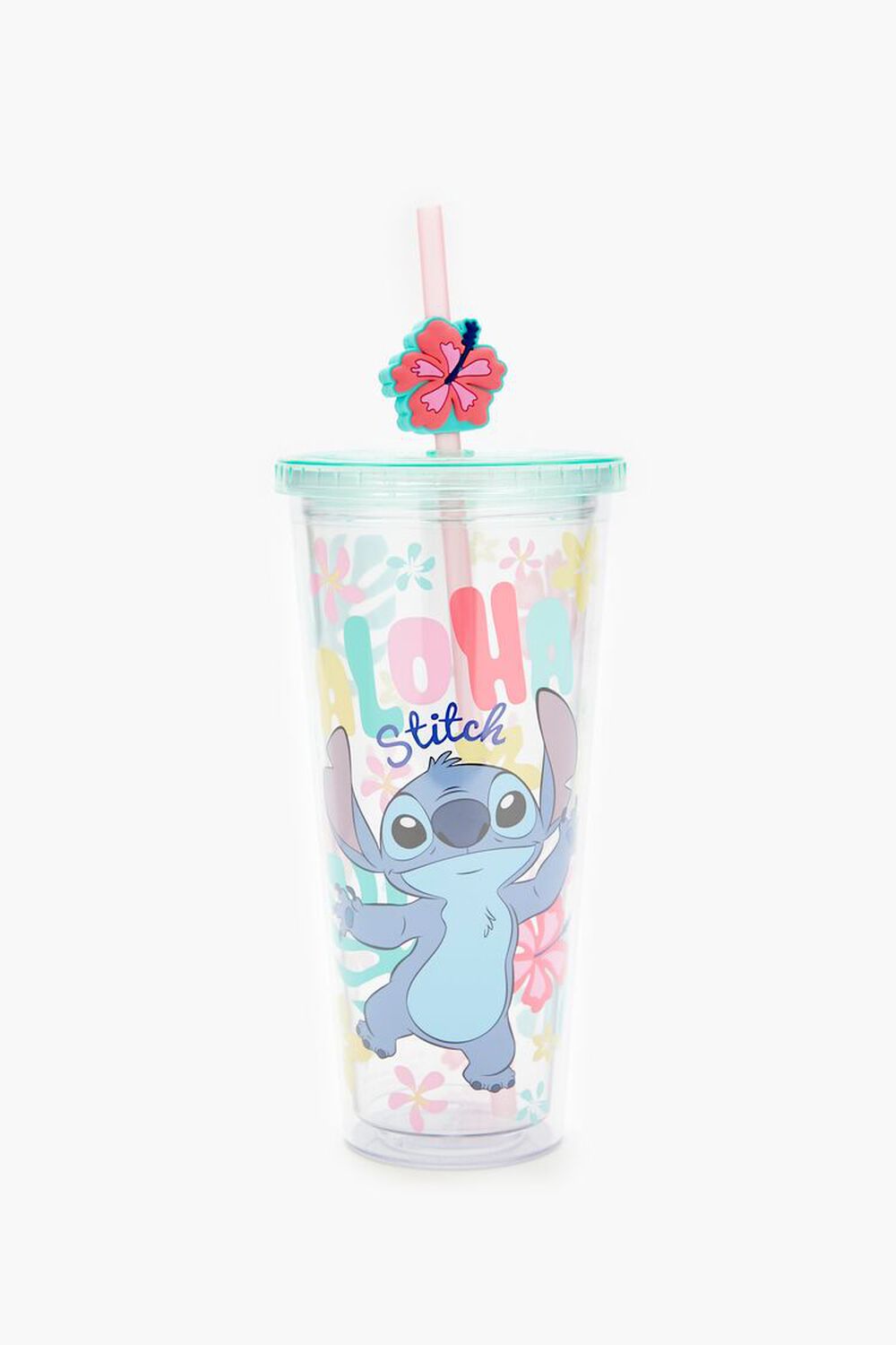 Aloha Stitch Cup & Straw FOREVER21