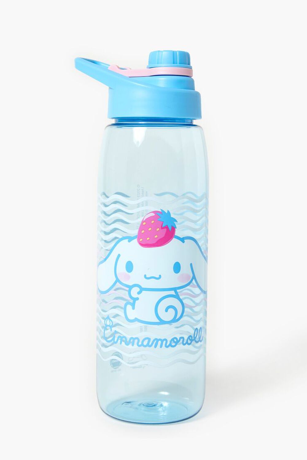 Бутылочка для воды Cinnamoroll с винтовой крышкой и волнообразным дизайном Forever21