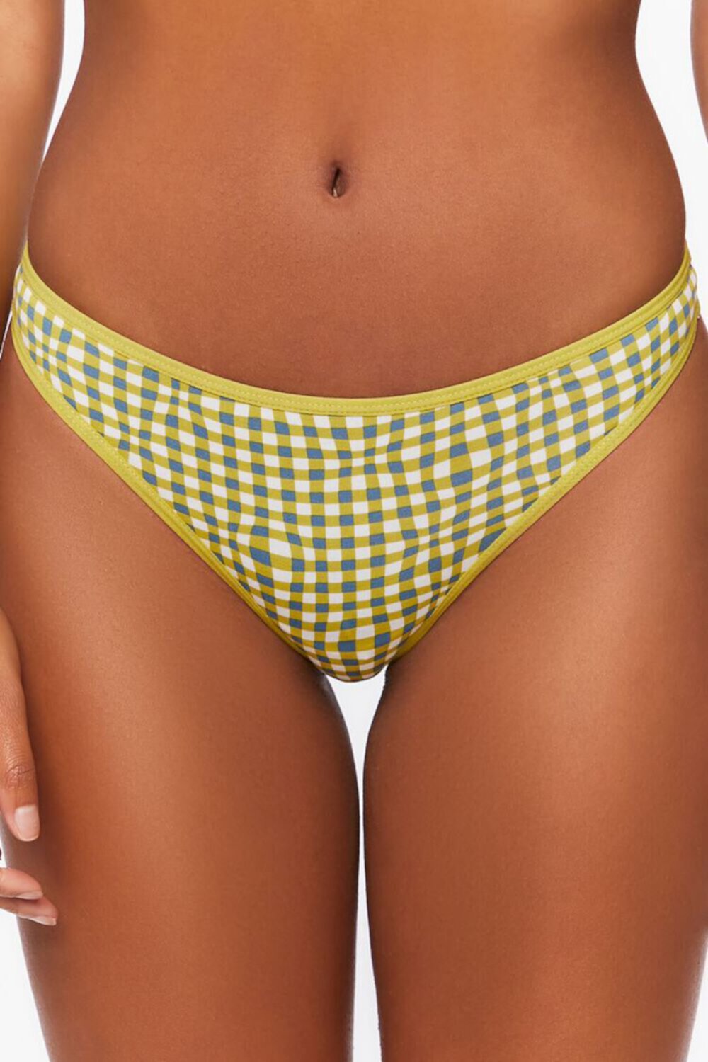 Женские Трусы FOREVER21 Gingham Thong FOREVER21