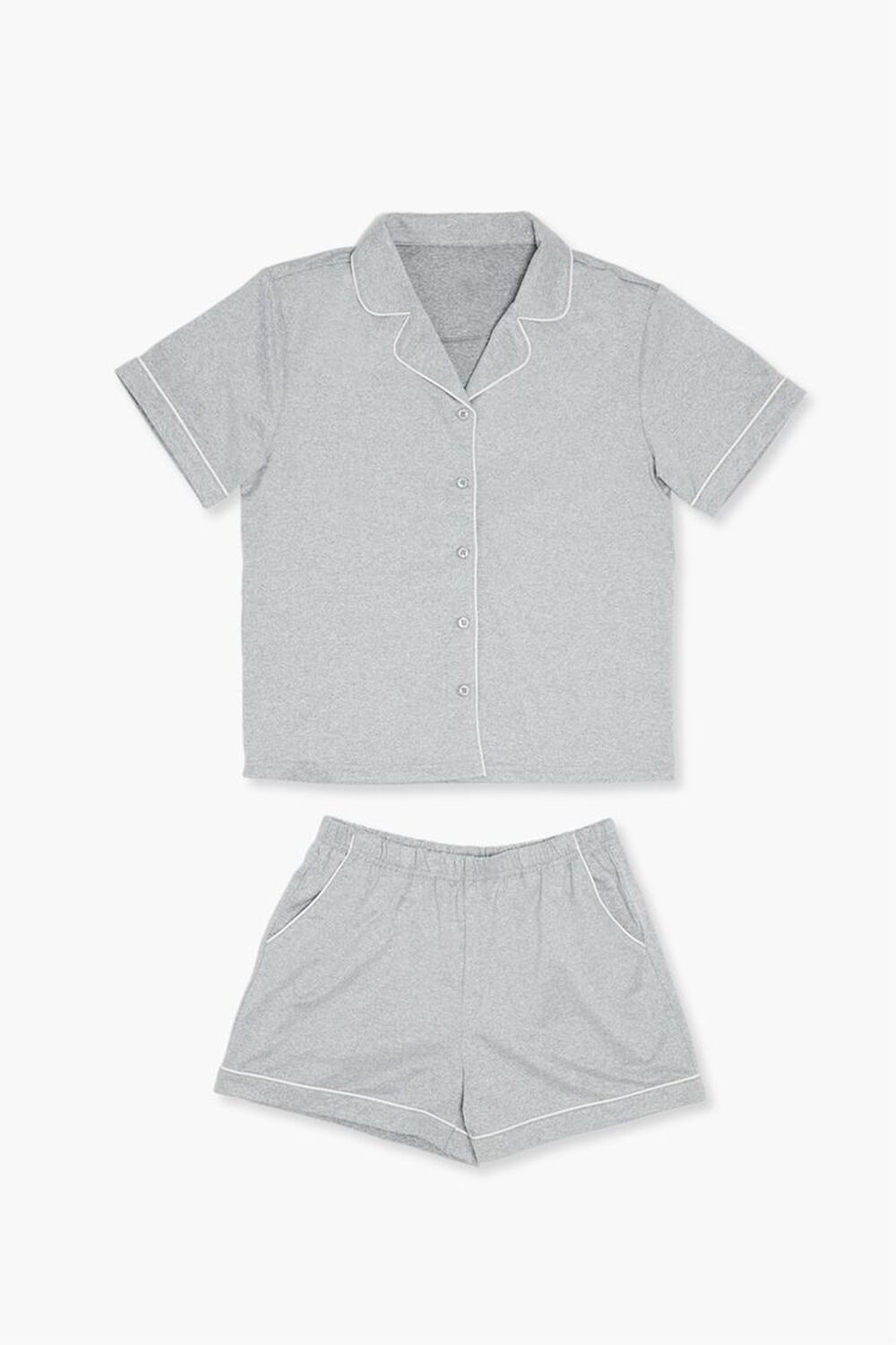 Детские Пижамы FOREVER21 Girls Shirt & Shorts Pajama Set FOREVER21