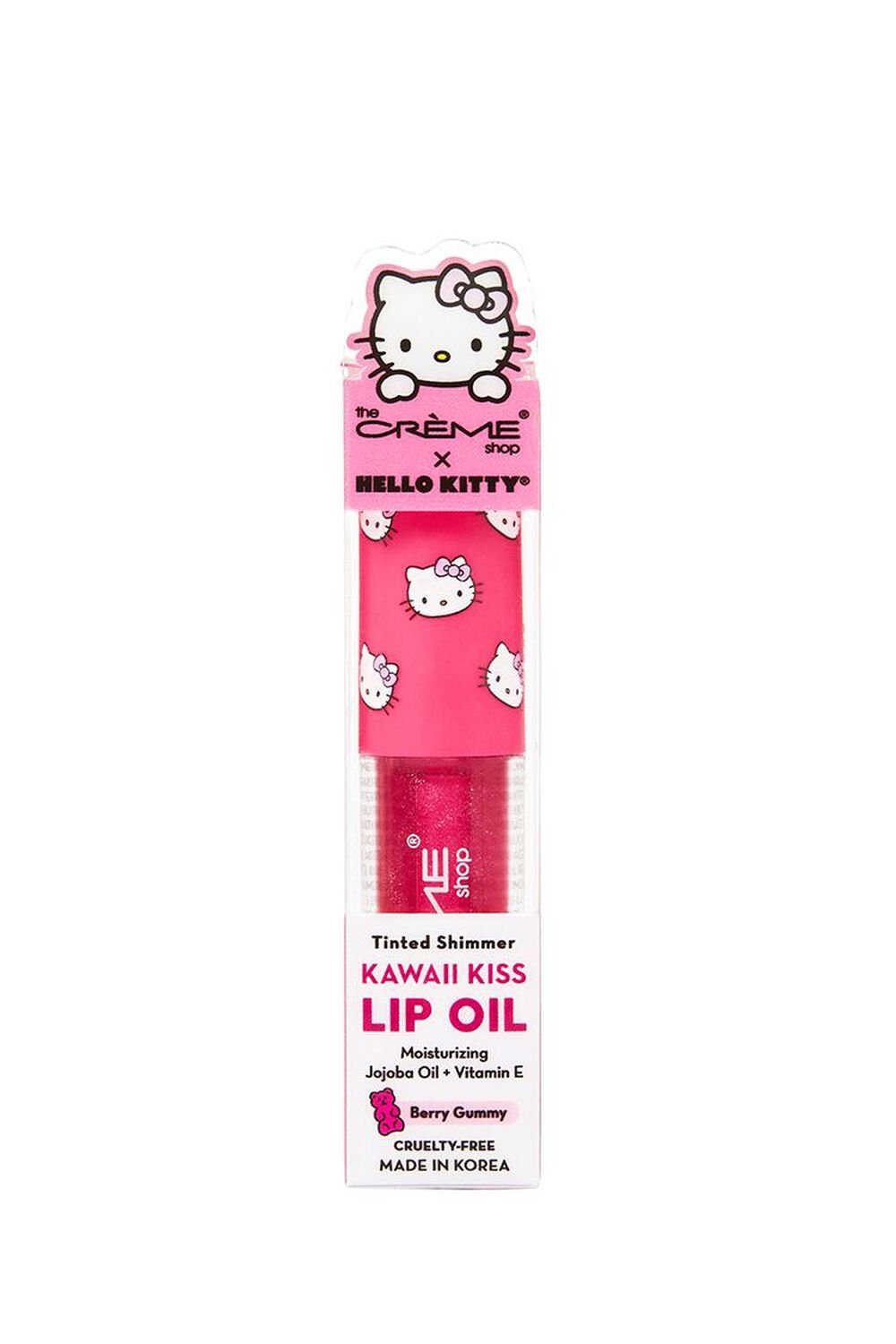 Масло для губ The Crème Shop X Hello Kitty Kawaii Kiss со вкусом ягодных жевательных конфет, 15 мл, увлажняет и придаёт блеск Forever21