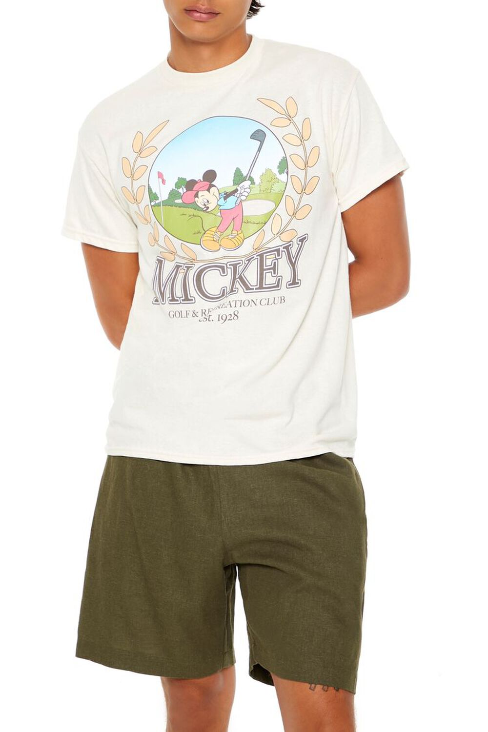 Мужская Футболка F21 Mickey Mouse Golf F21