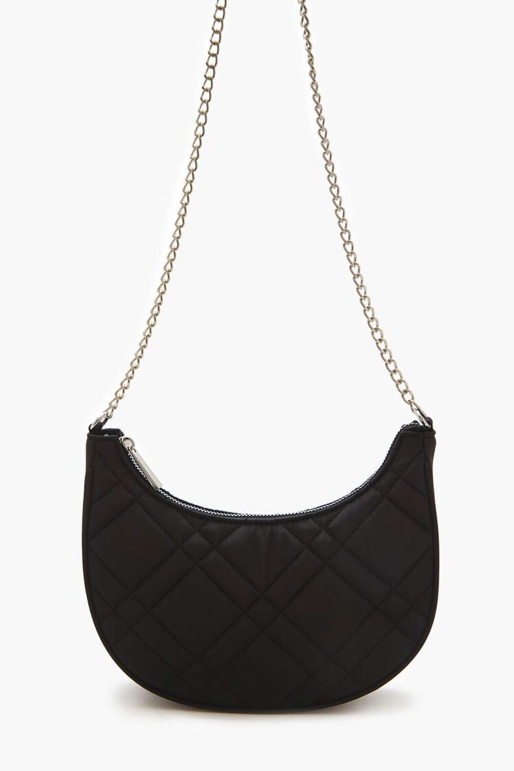 Quilted Crescent Crossbody Bag FOREVER21