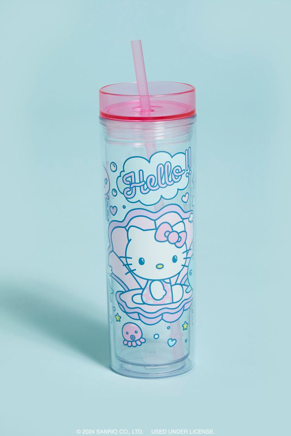 Clamshell Hello Kitty Tumbler FOREVER21